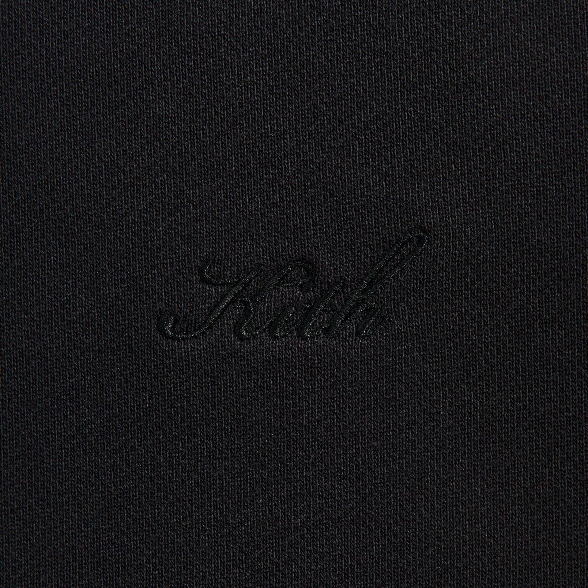 Kith Lofty Fleece Cropped Braxton Hoodie - Black - PH