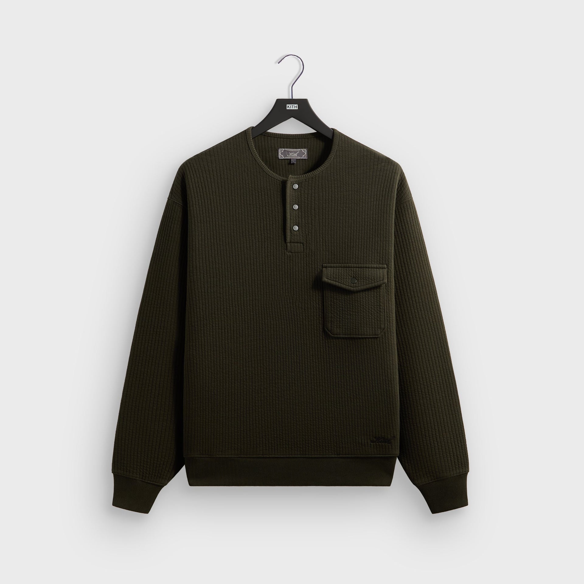 Kith Striped Interlock Samson Henley - Kalamon - PH
