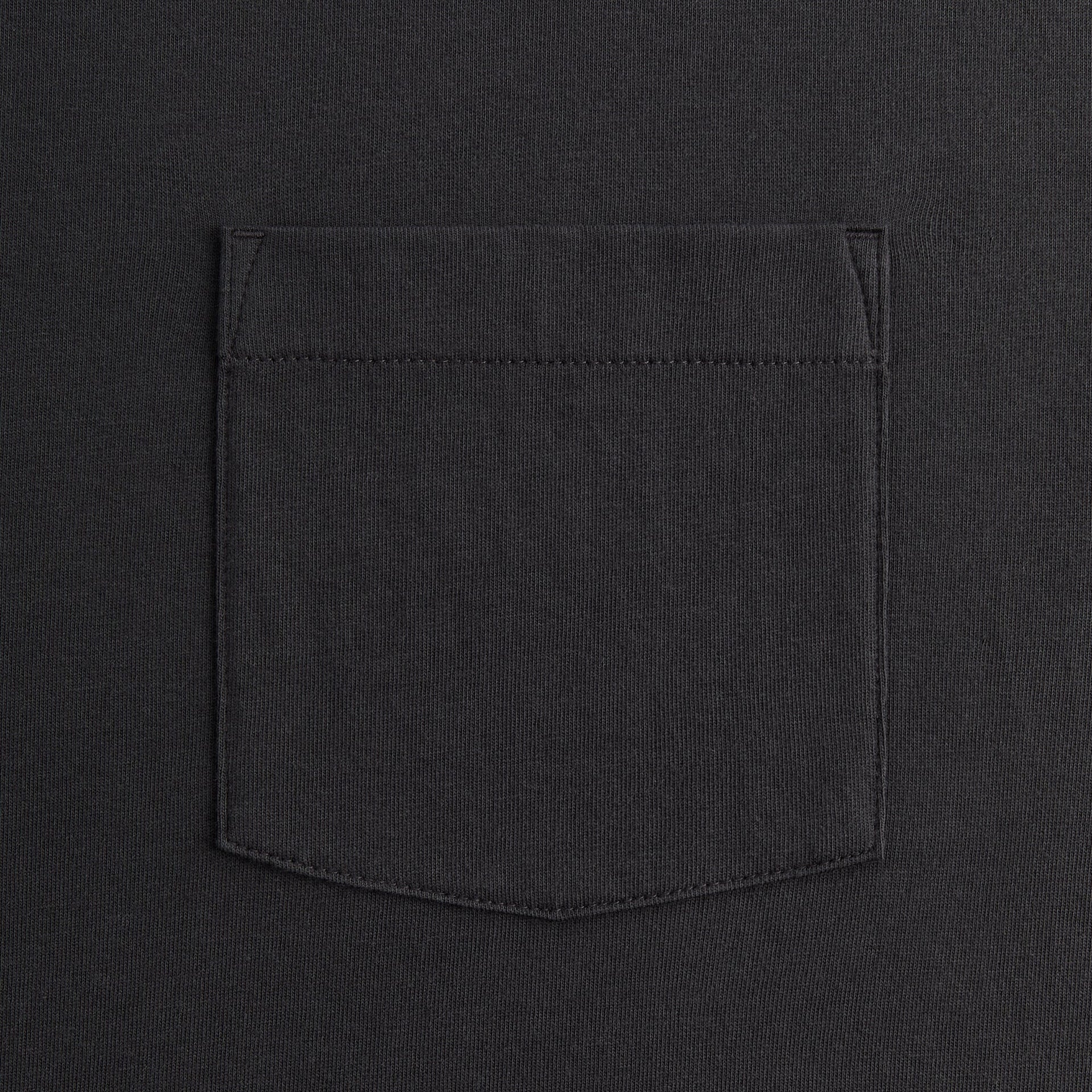 Kith Long Sleeve Leonard Pocket Tee - Carbon - PH