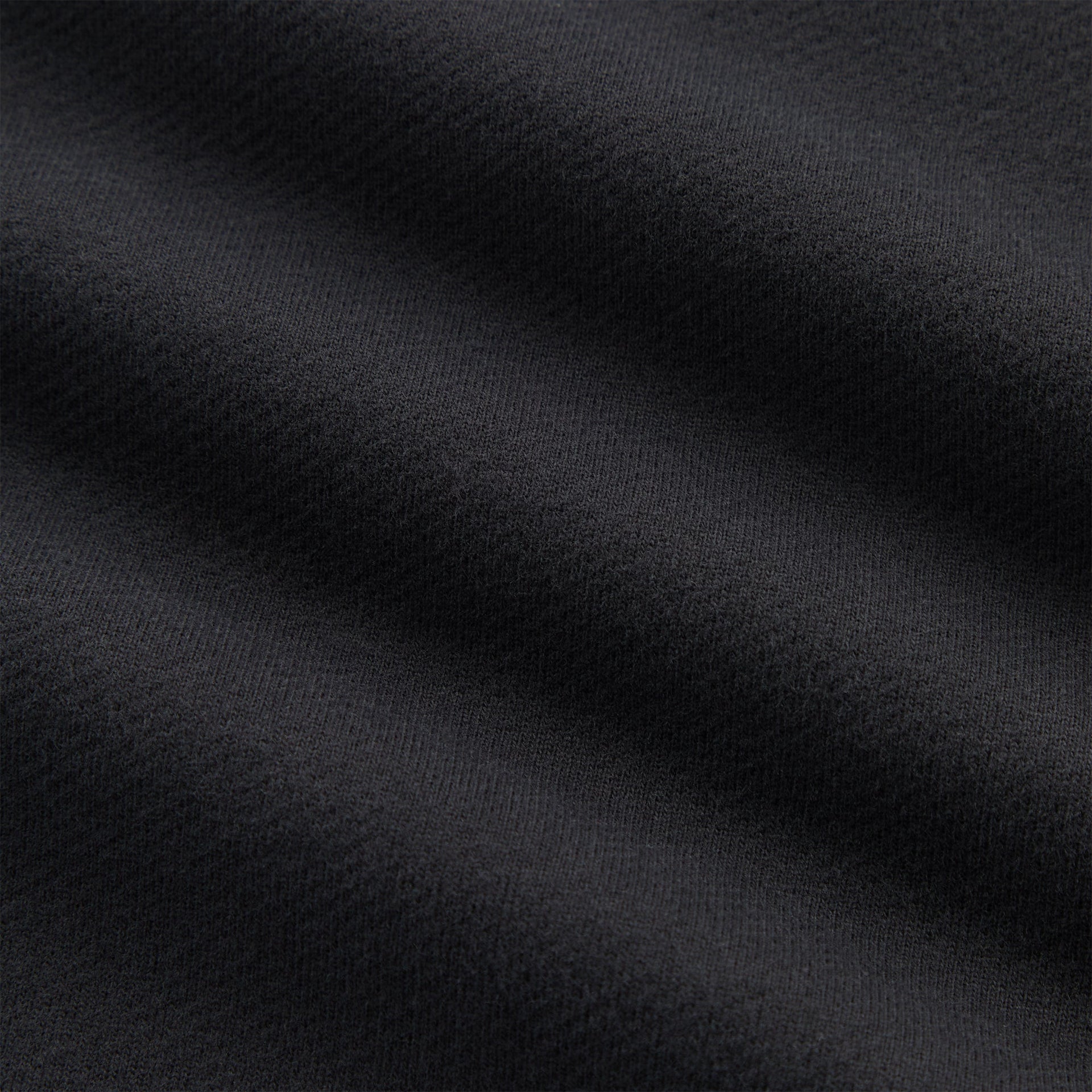 Kith Sueded French Terry Long Sleeve Lawson Tee - Black - PH