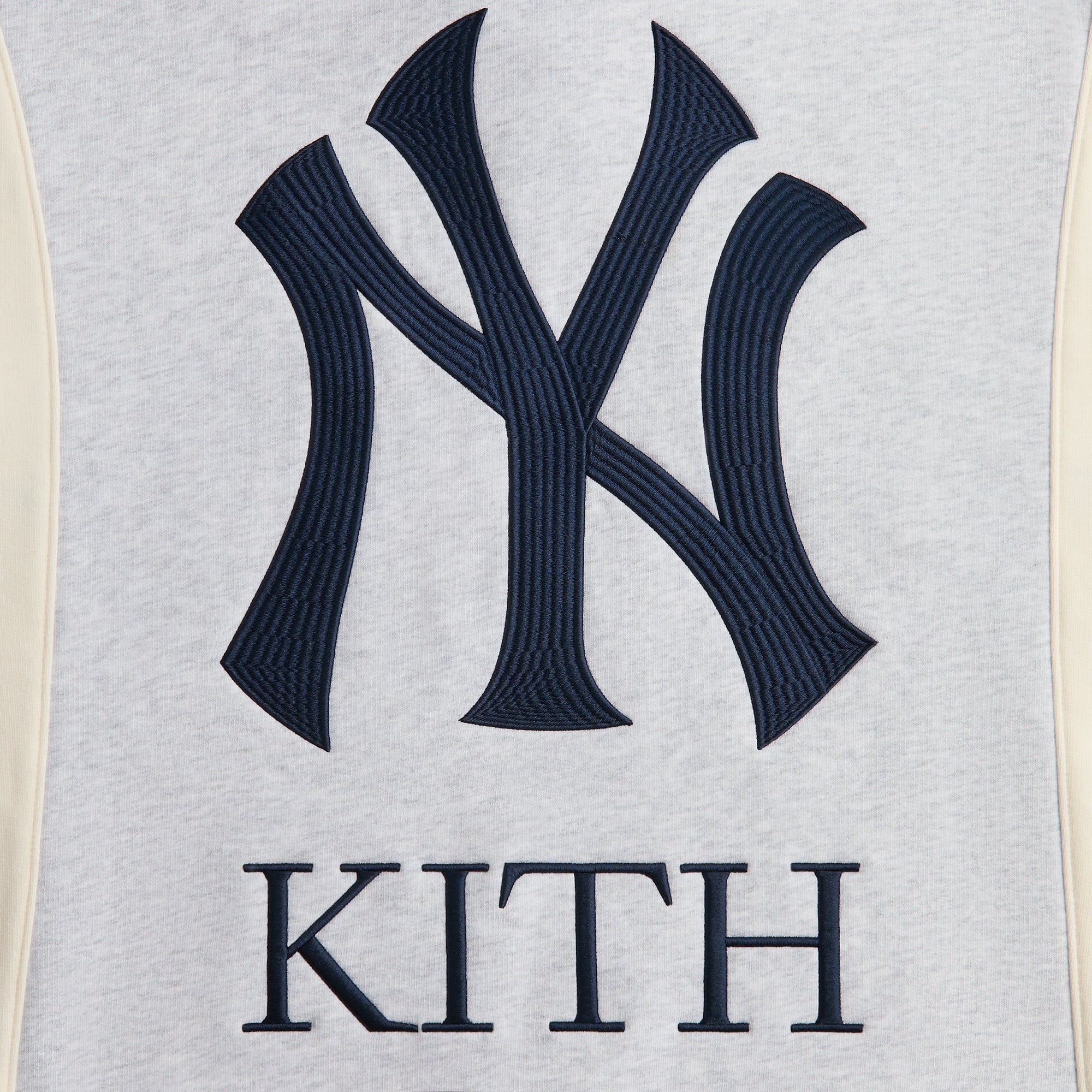 Kith for the New York Yankees Paneled Nelson Rugby - Light Heather Gre