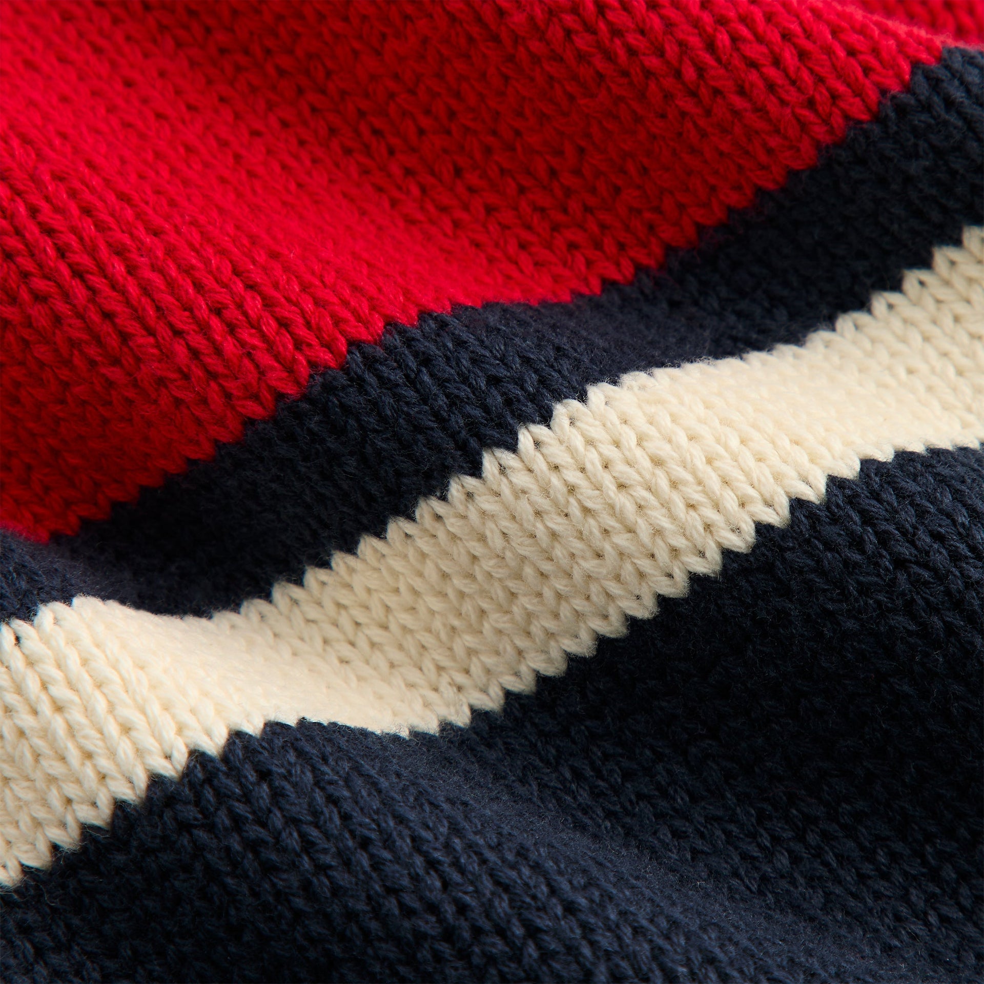 Kith for the NFL New York Giants V-Neck Beau Knit Sweater - Nocturnal - PH