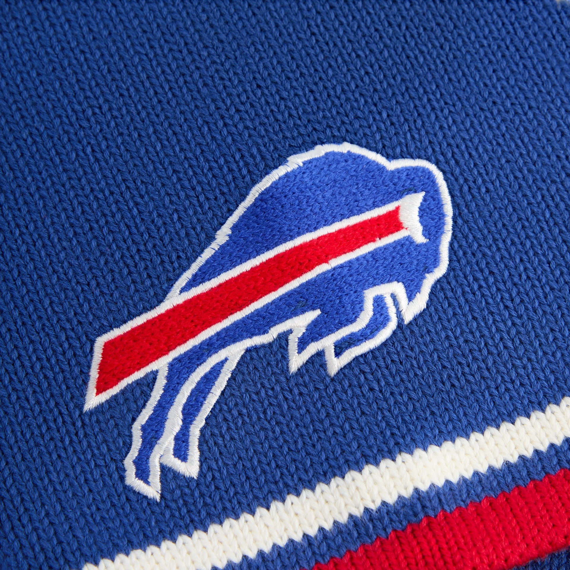 Kith for the NFL Buffalo Bills V-Neck Beau Knit Sweater - Current - PH