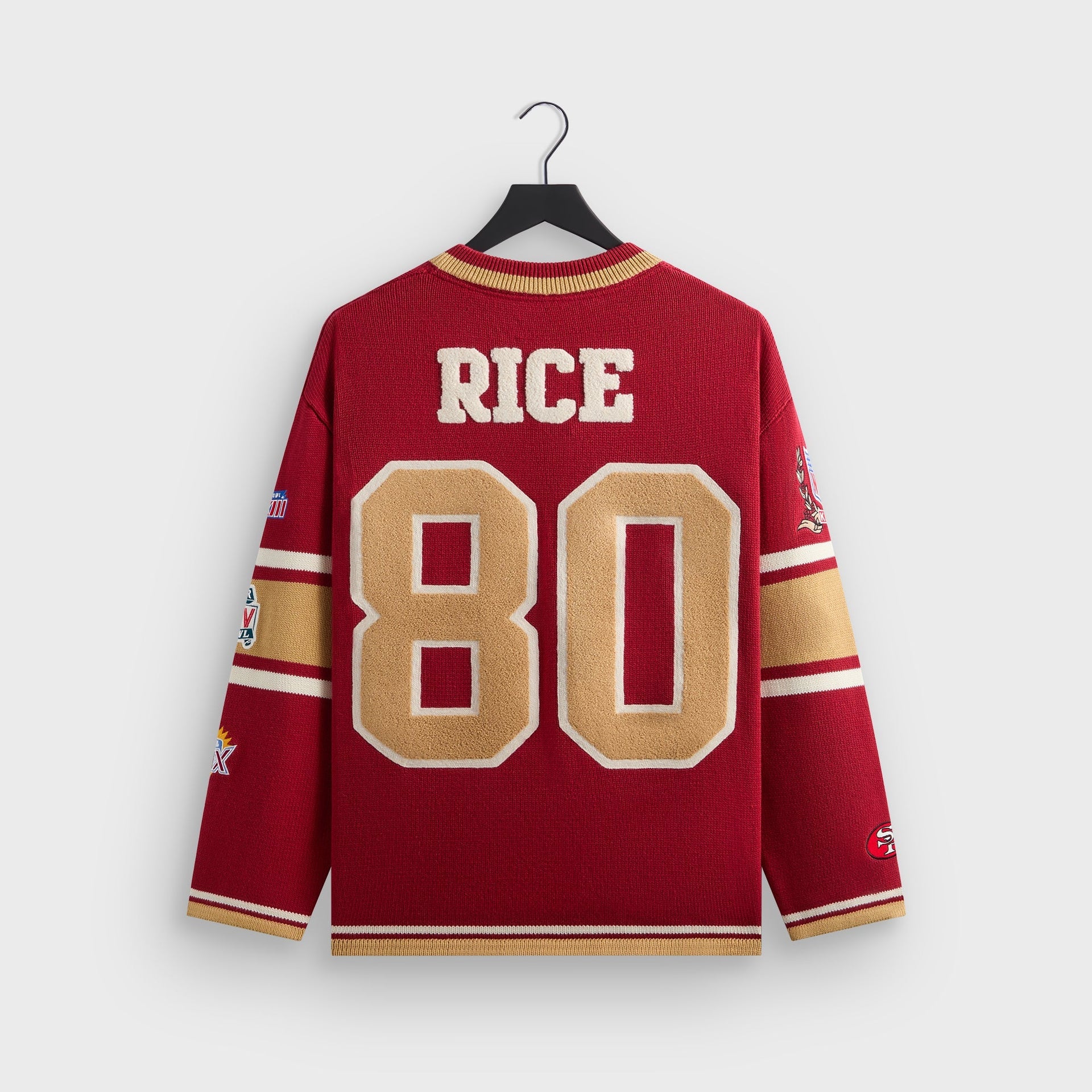 Kith for the NFL San Francisco 49ers V-neck Beau Knit Sweater - Present - PH