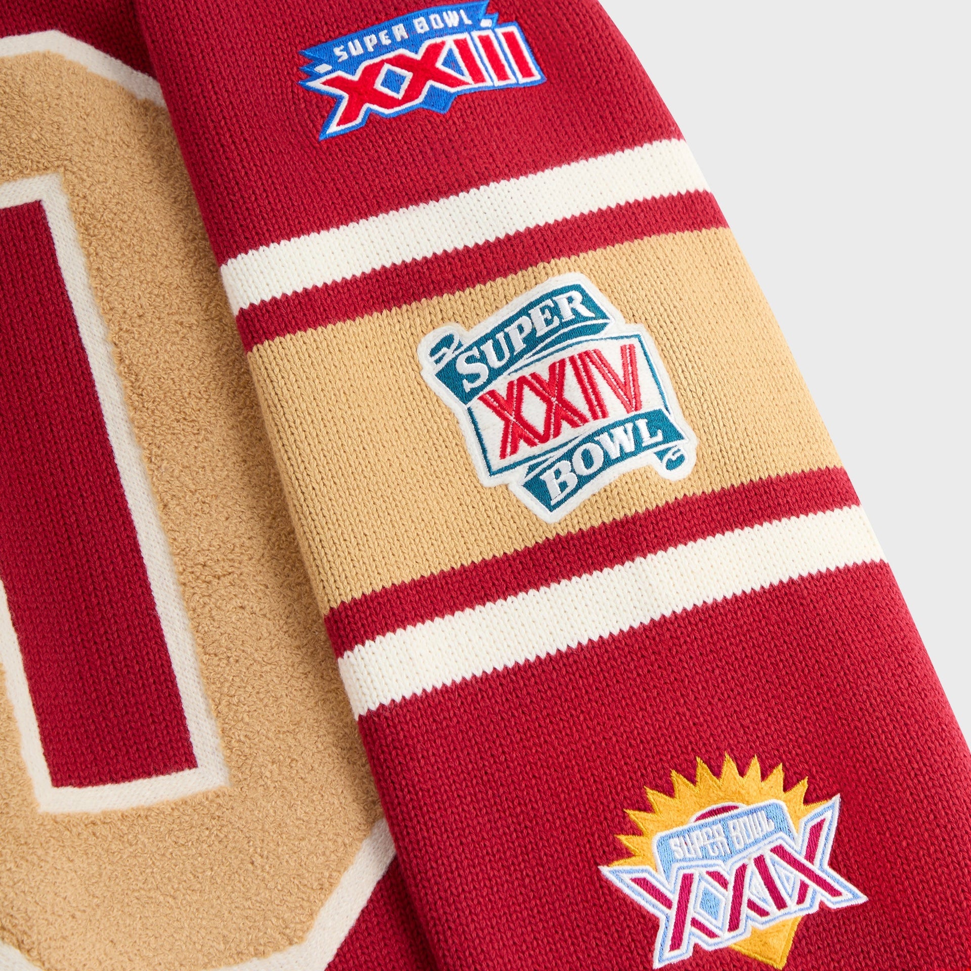 Kith for the NFL San Francisco 49ers V-neck Beau Knit Sweater - Present - PH