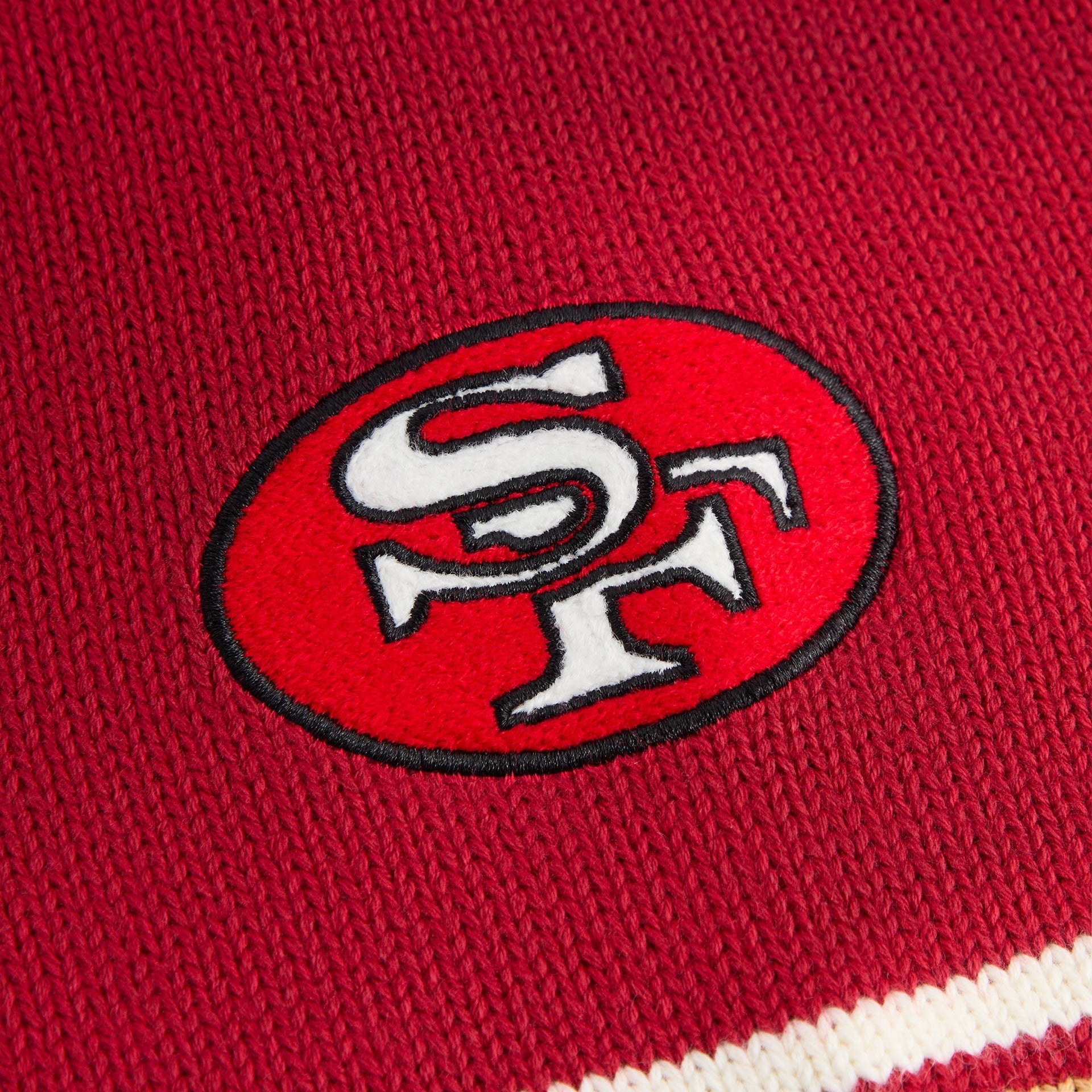 Kith for the NFL San Francisco 49ers V-neck Beau Knit Sweater - Present - PH