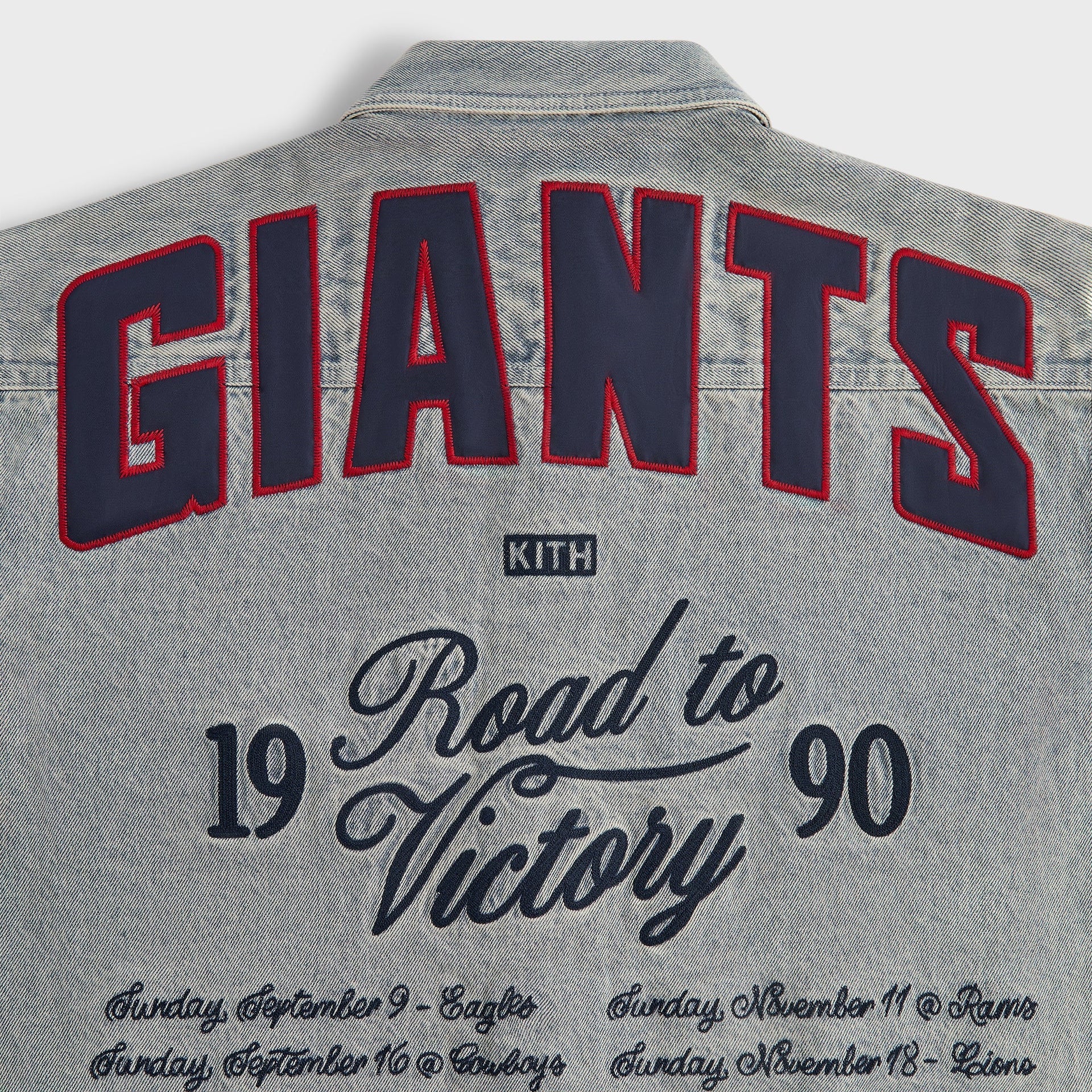 Kith for the NFL New York Giants Denim Henson Shirt - Cameron Wash - PH