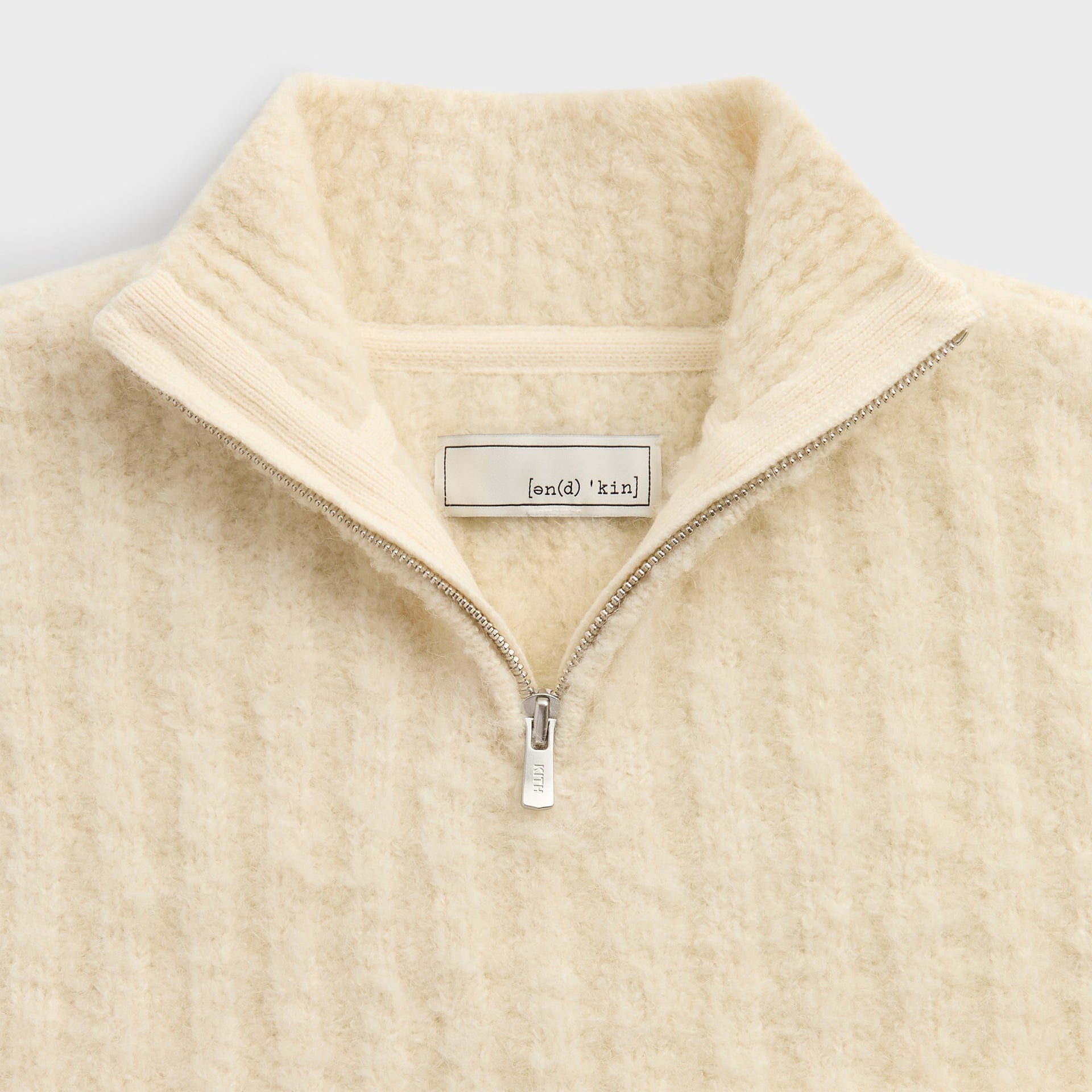 &Kin Boucle Wyatt Quarter Zip - Sandrift - PH