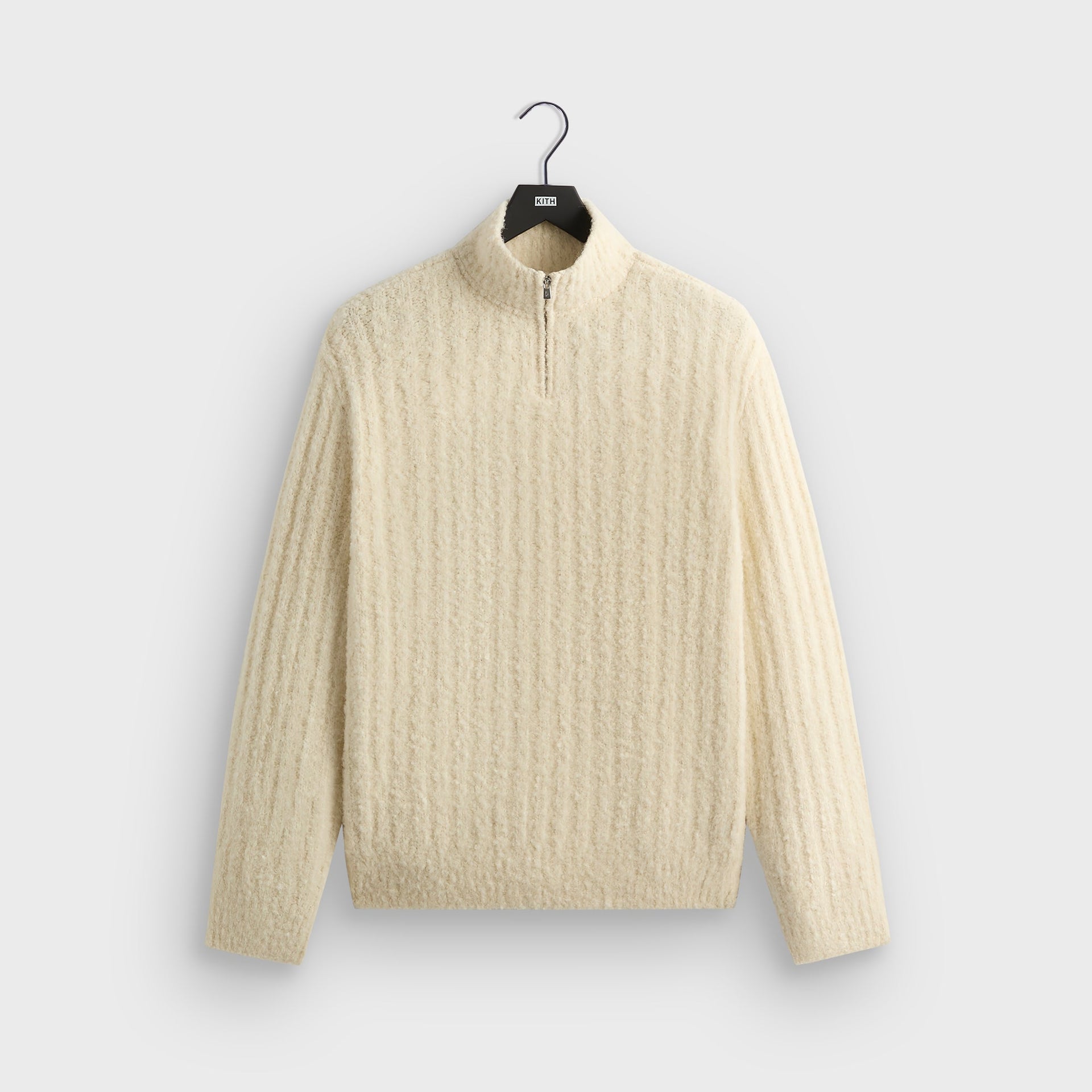 &Kin Boucle Wyatt Quarter Zip - Sandrift - PH