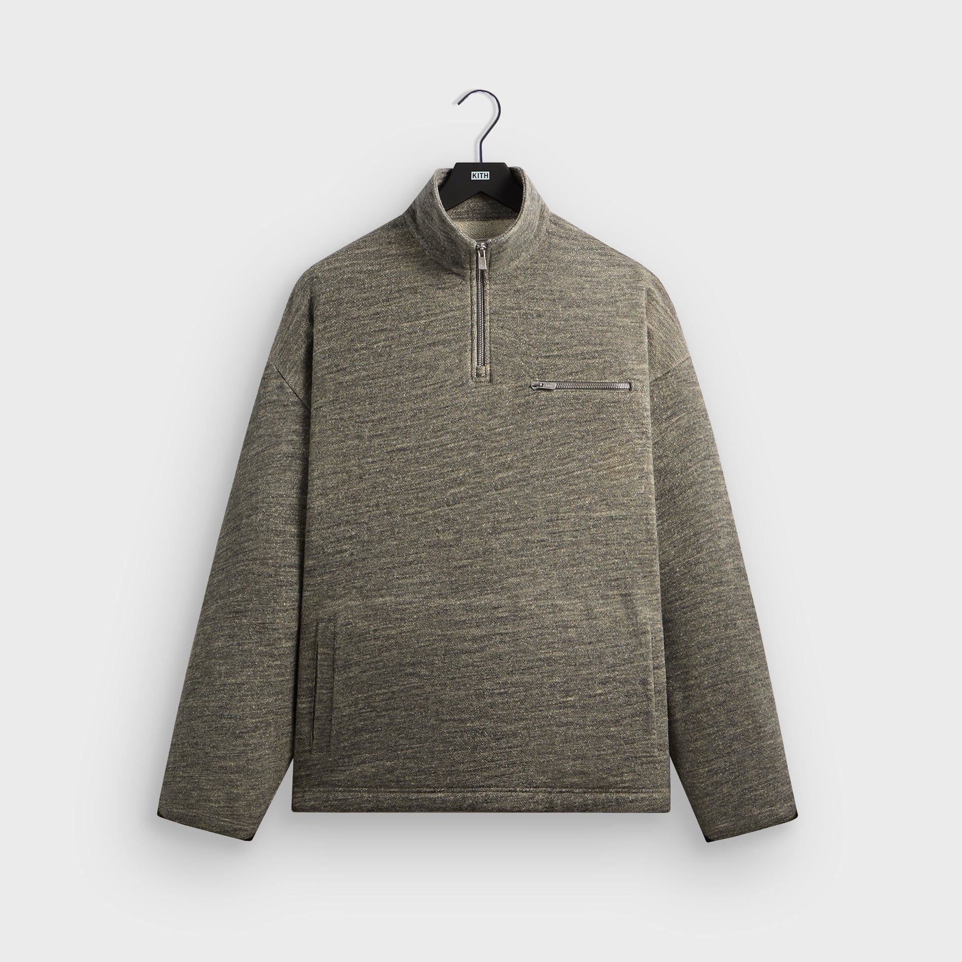 &Kin Gene Quarter Zip Pullover - Medium Heather Grey - PH