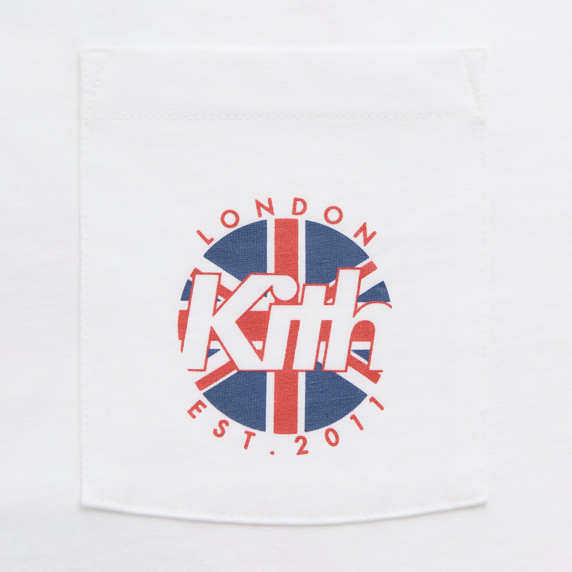 Kith Union Jack Shield Vintage Tee - White