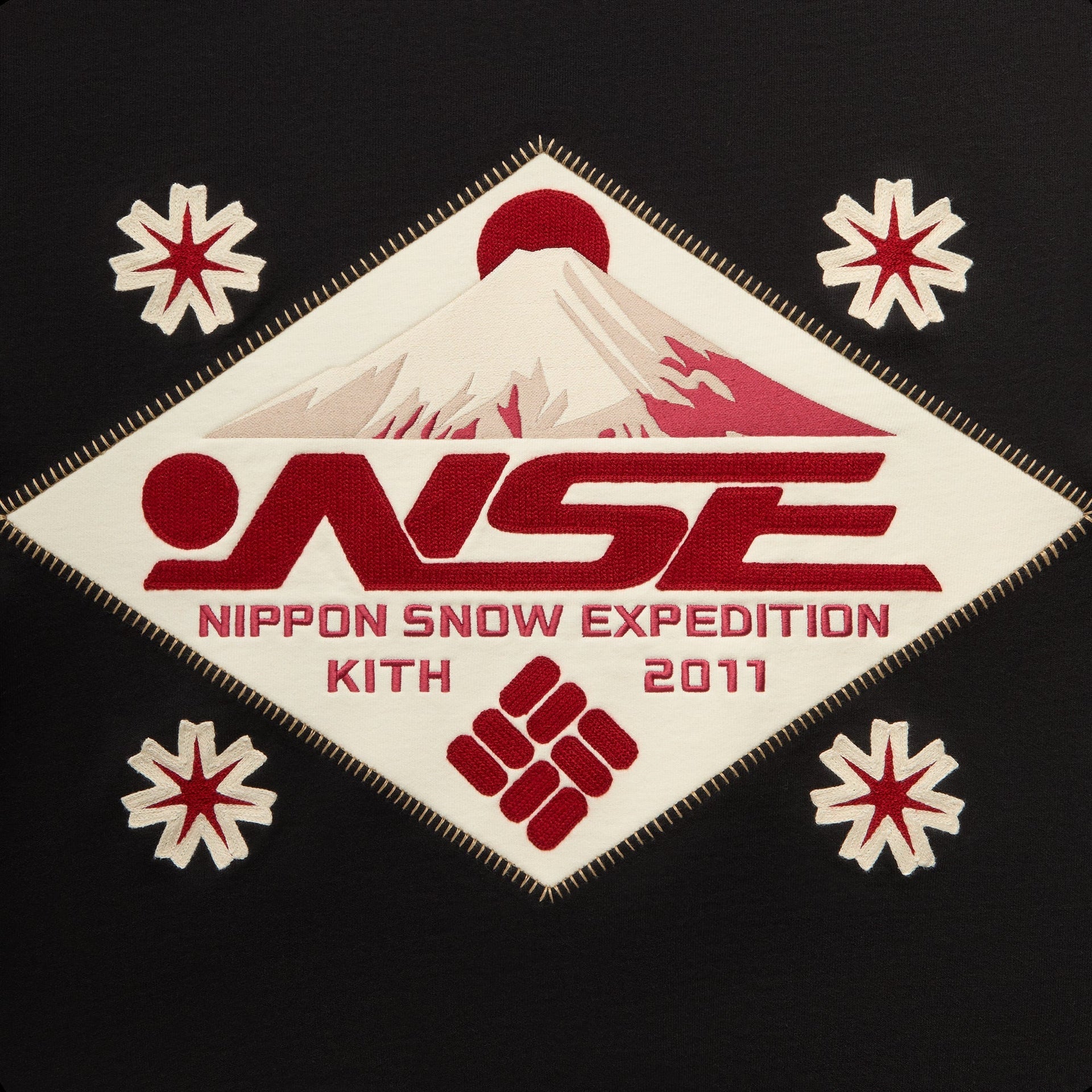 Kith for Columbia Patch Crewneck - Black - PH