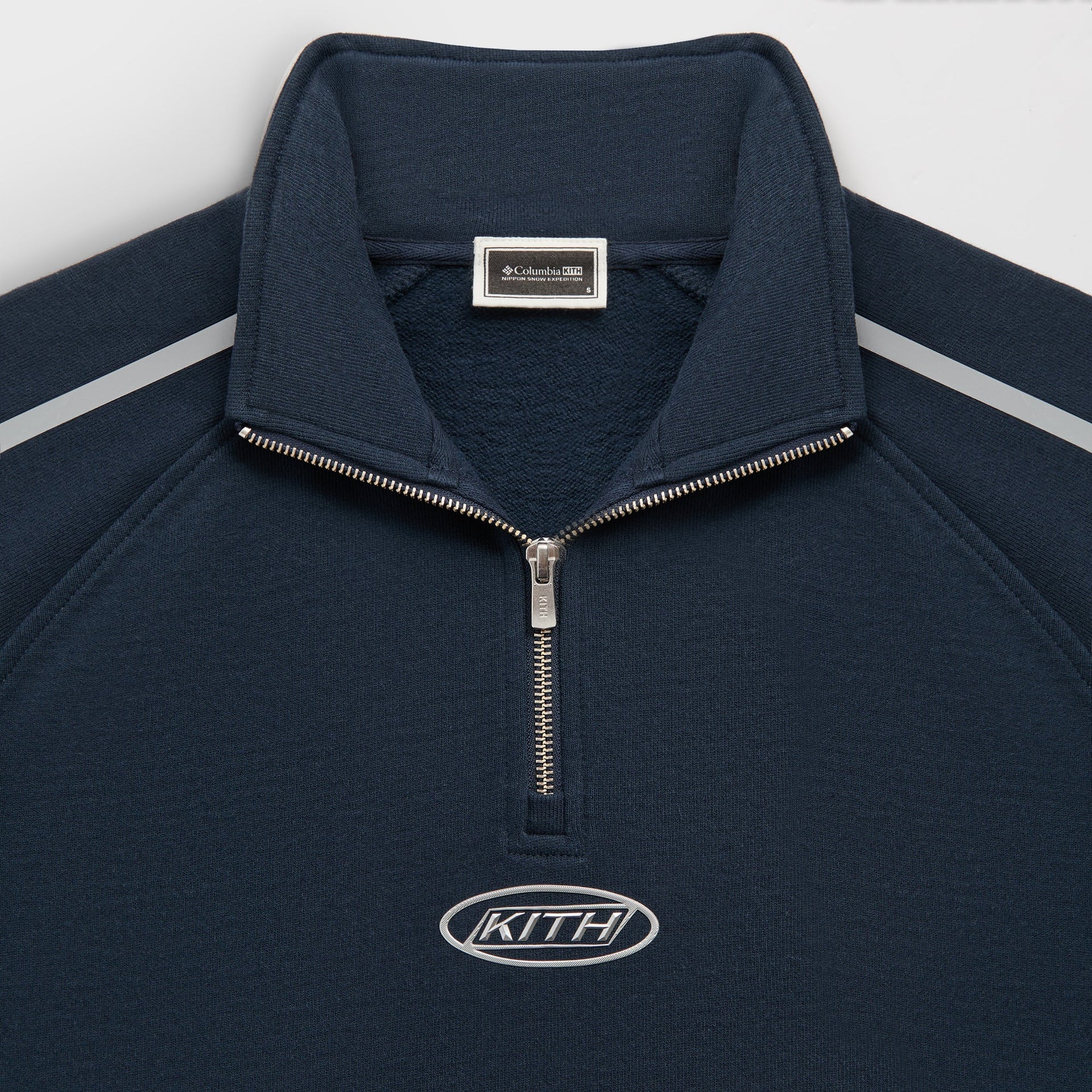 Kith for Columbia Reflective Funnel Neck Quarter Zip - Nocturnal