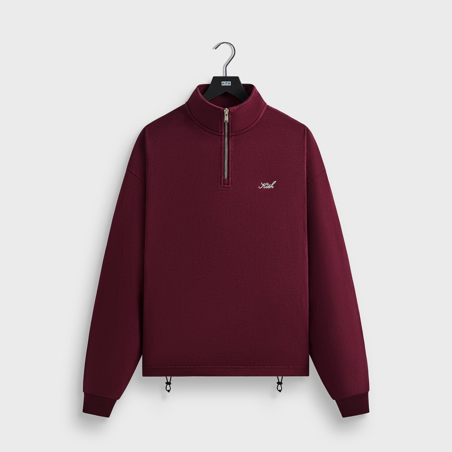 Kith Nelson Quarter Zip Pullover - Magma - PH