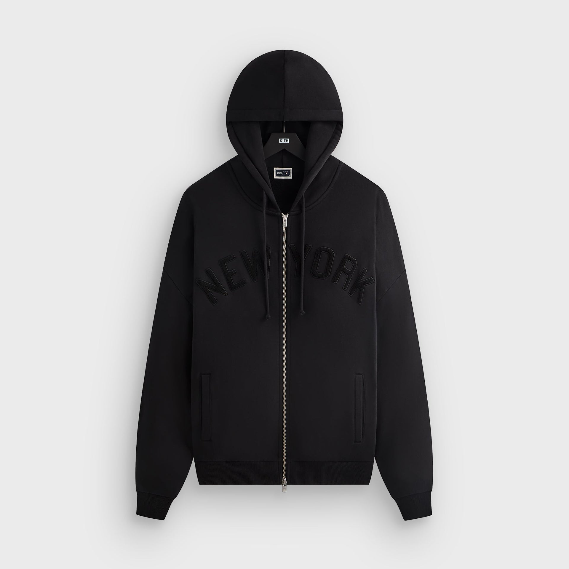 Kith for the New York Yankees Braxton Full Zip Hoodie - Black - PH