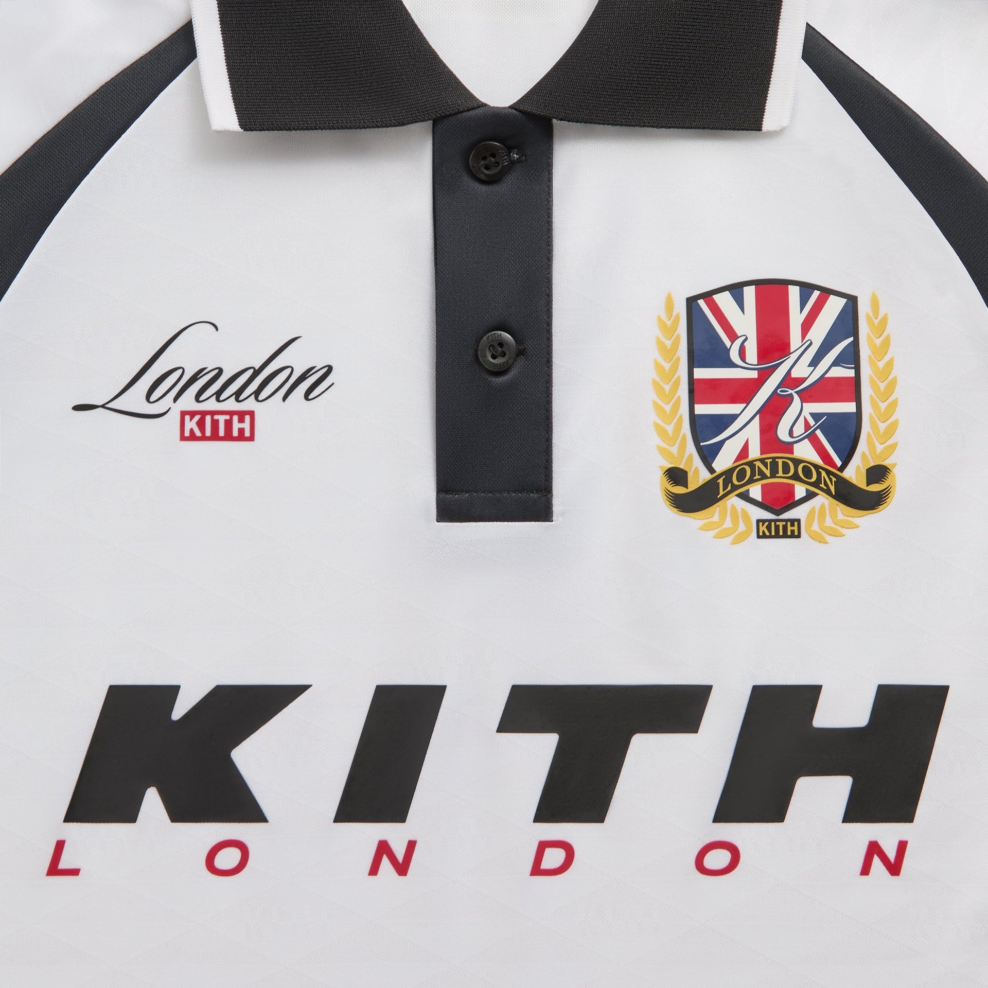 Kith London Polo Soccer Jersey - White