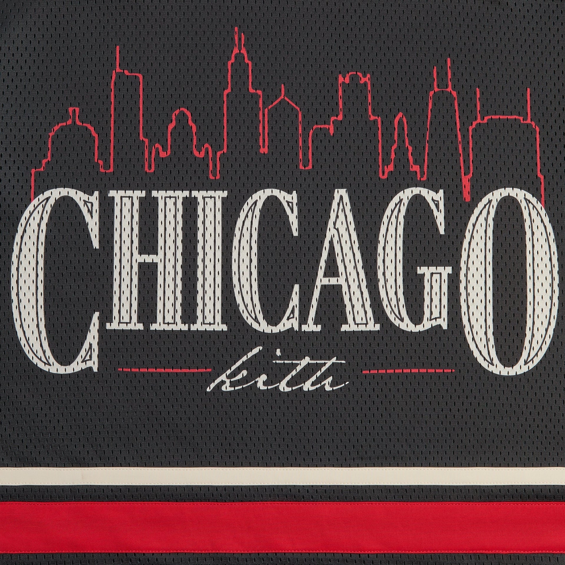 Kith Chicago Long Sleeve Malik Jersey - Black - PH