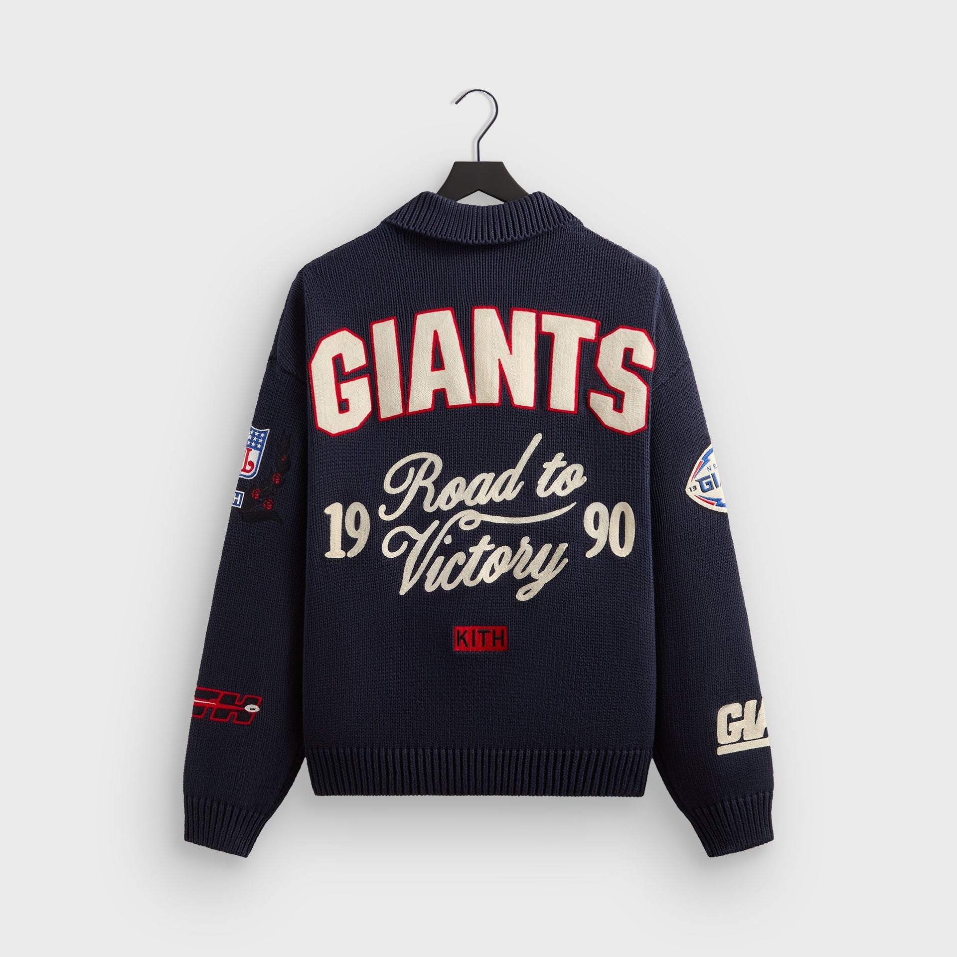 Kith for the NFL New York Giants Nelson Rugby Sweater - Nocturnal - PH