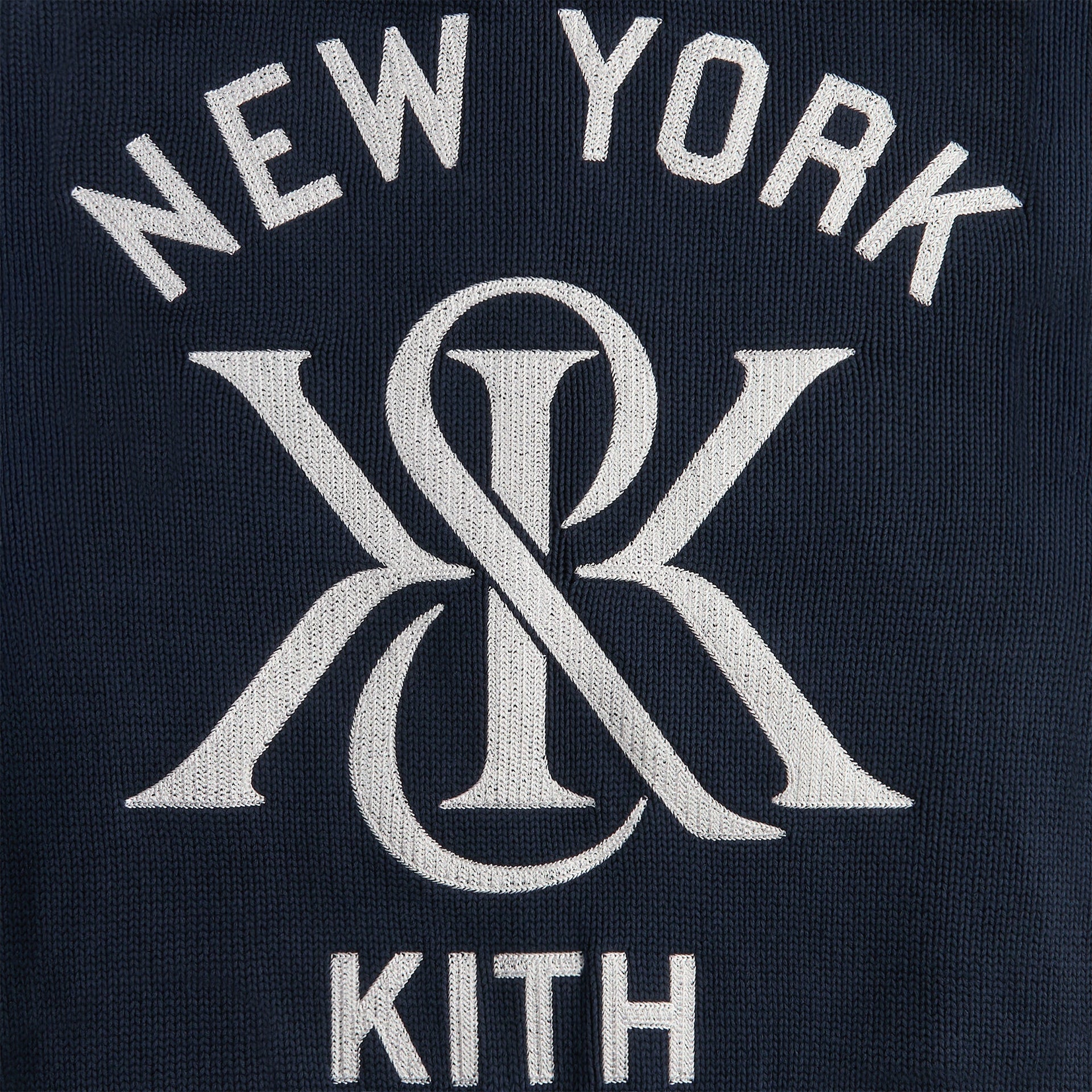 Kith for the New York Yankees All-Over Embroidered Wyona Full Zip - Nocturnal - PH