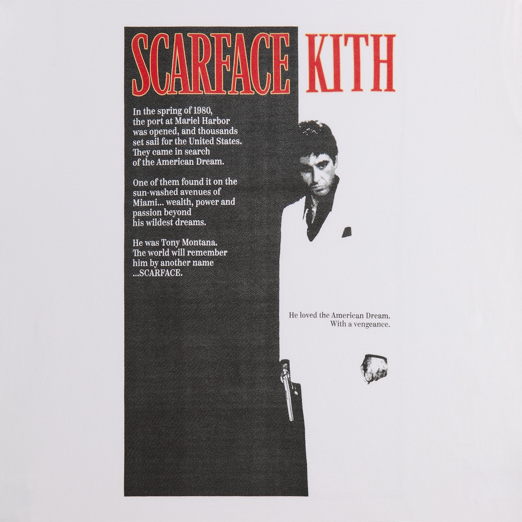 新品未開封 Kith For Scarface Movie Poster Kith for Scarface Movie Poster - Multi