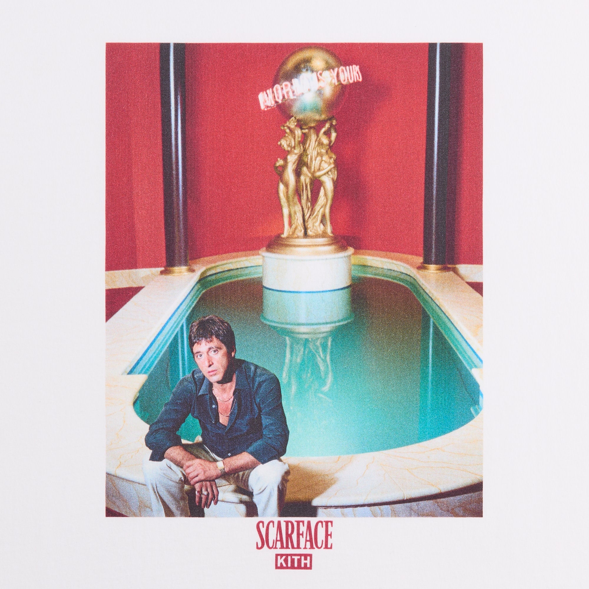 KITH SCARFACE Tシャツ ホワイト　M Kith x Scarface Film Poster Vintage Tee White Men's - SS25 - US