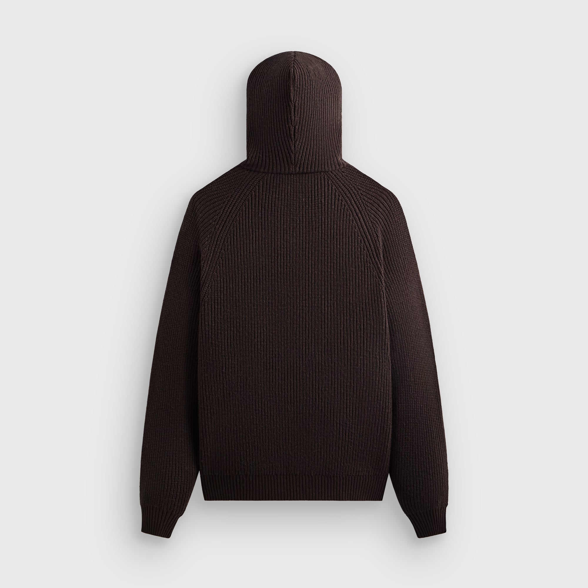 Kith Merino Knit Quarter Zip Hoodie - Kindling