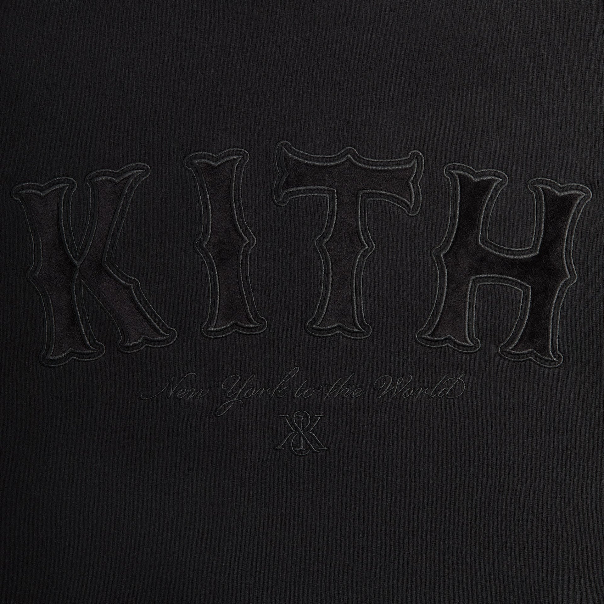 Kith Arched Logo Crewneck - Black - PH