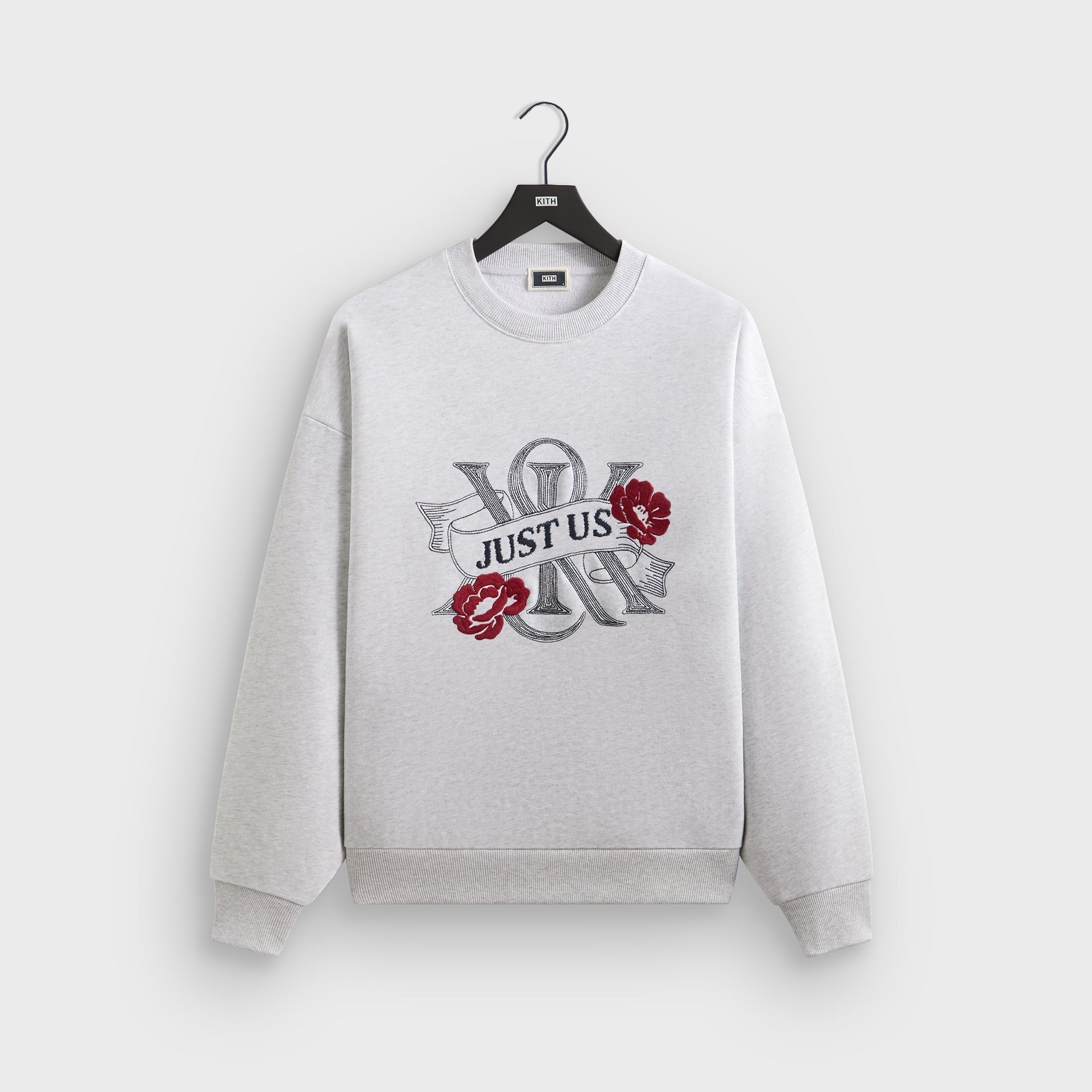 Kith Just Us Crewneck - Light Heather Grey - PH