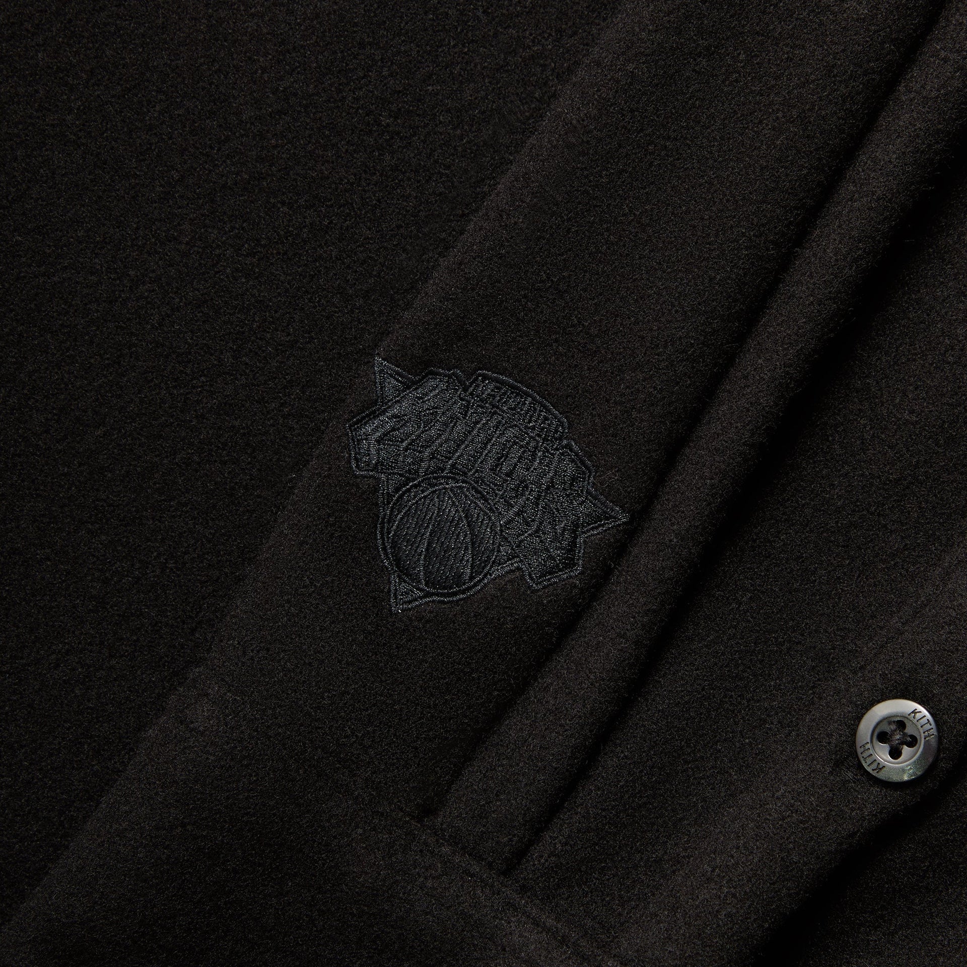 Kith for the New York Knicks Felted Apollo Sweater - Black - PH