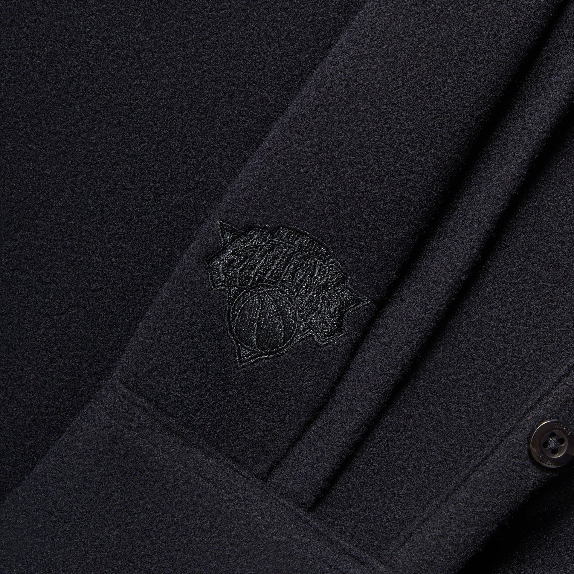 Kith for the New York Knicks Felted Apollo Sweater - Nocturnal