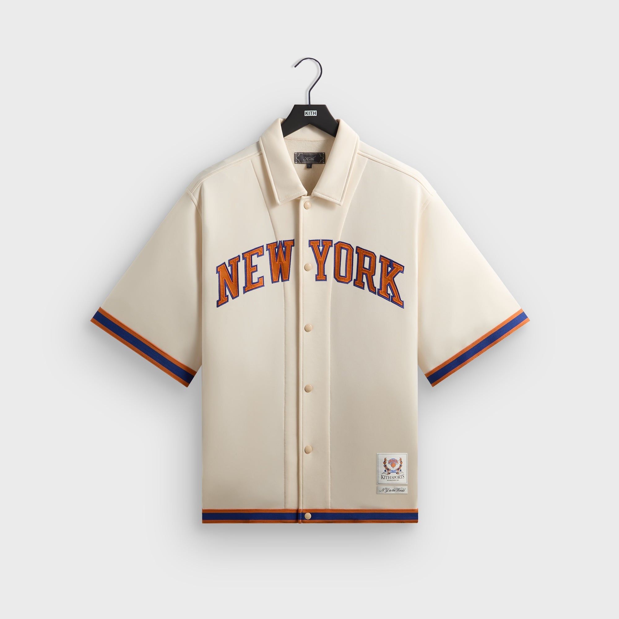 Kith for the New York Knicks Nelson Rugby Sweater - Sandrift