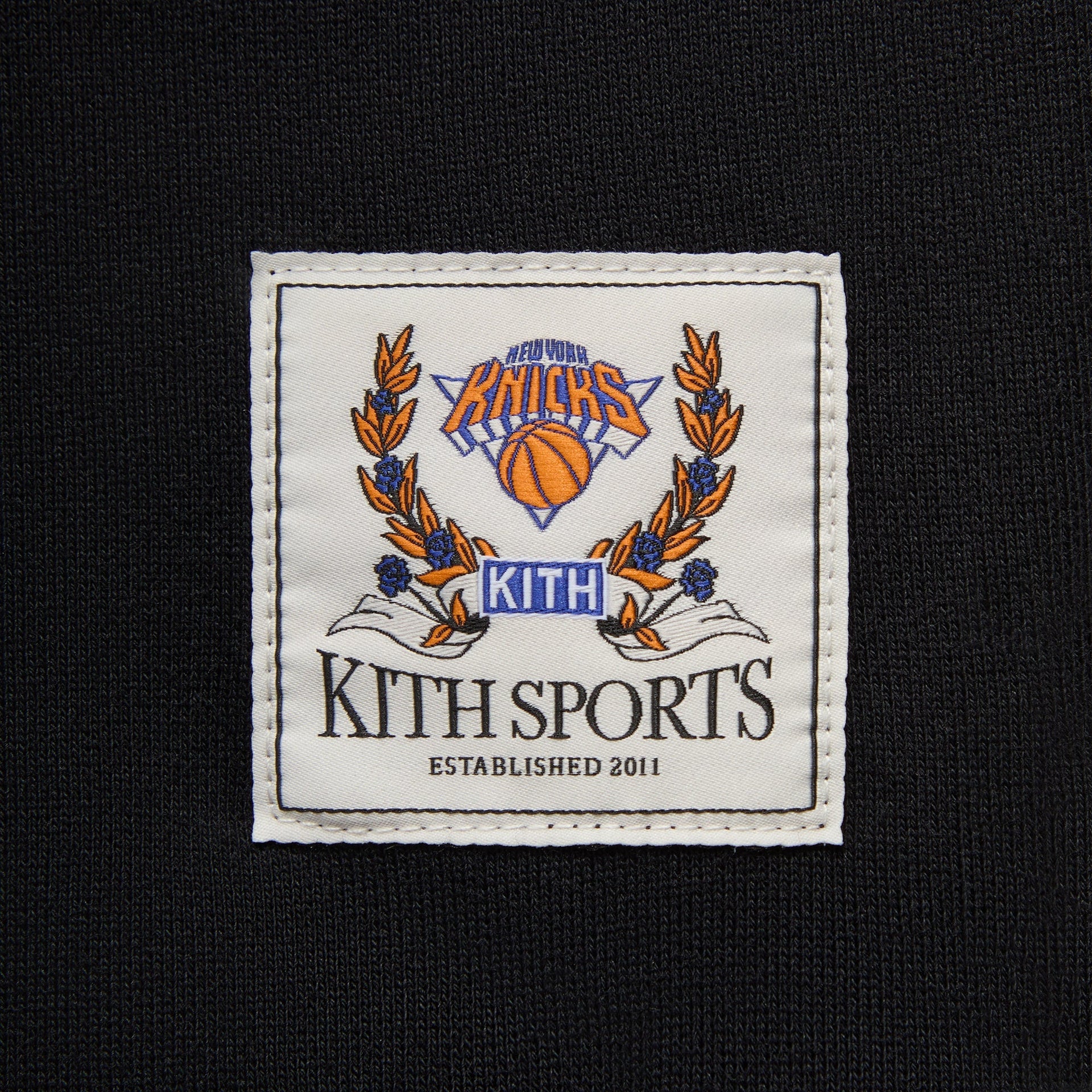 Kith for the New York Knicks Madison Square Garden Vintage Nelson Quarter Zip - Black - PH