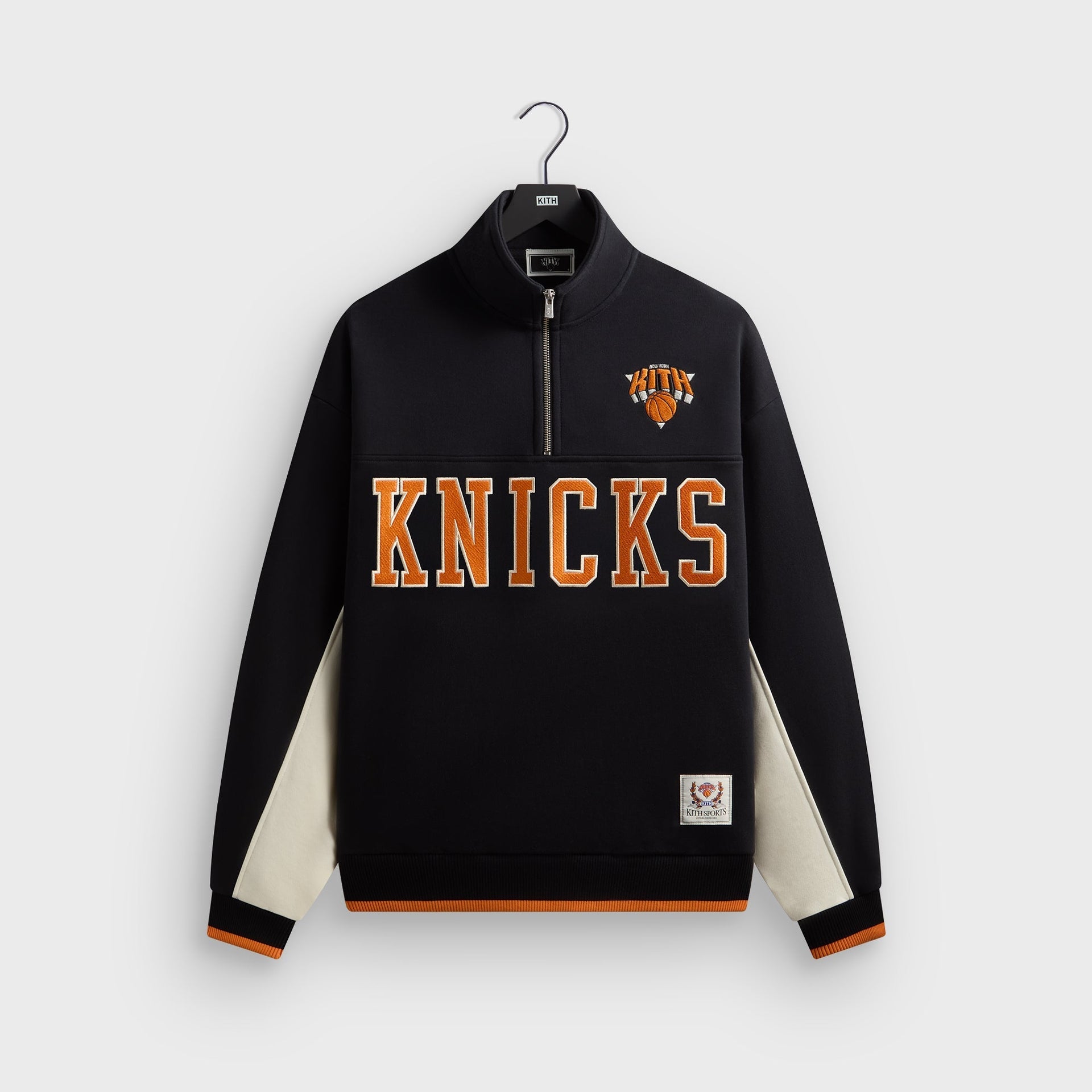 Kith for the New York Knicks Madison Square Garden Vintage Nelson Quarter Zip - Black - PH