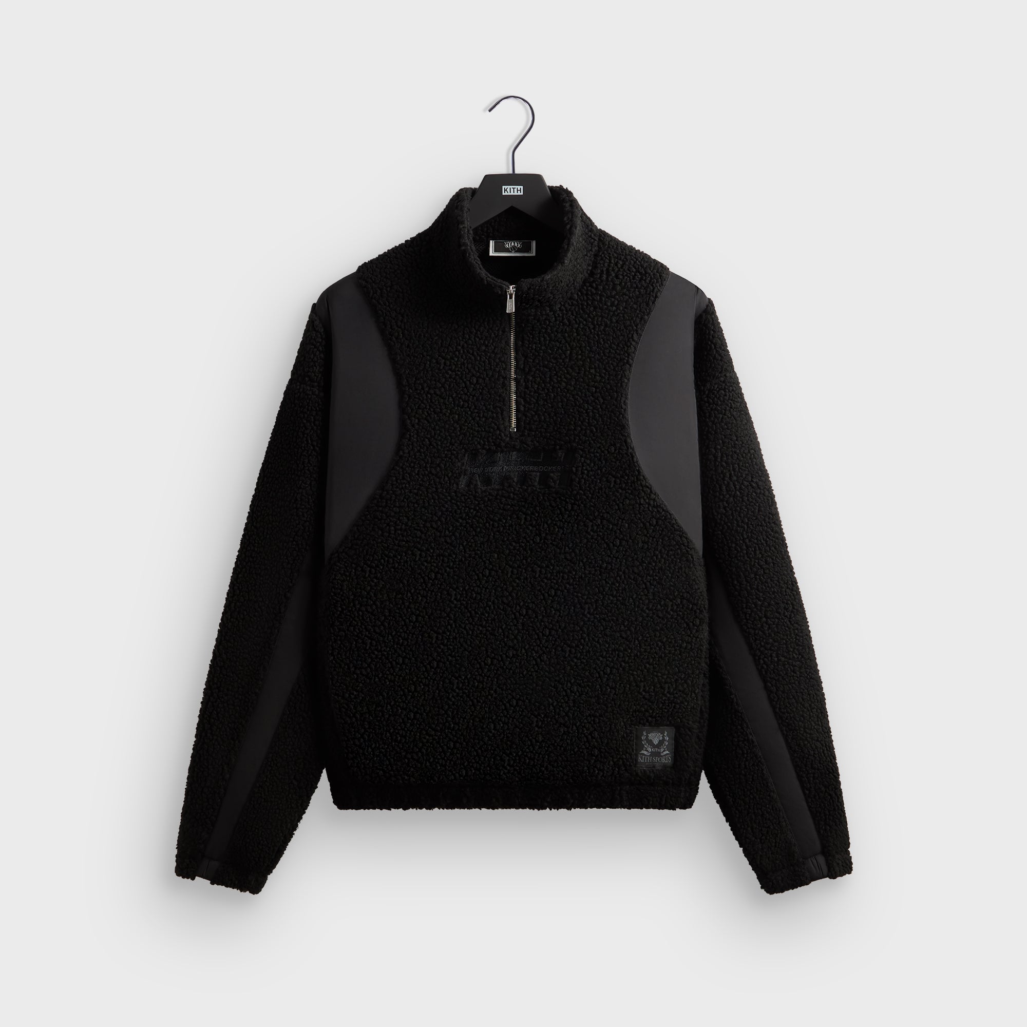 Kith for the New York Knicks New York Vintage Nelson Quarter Zip - Bla