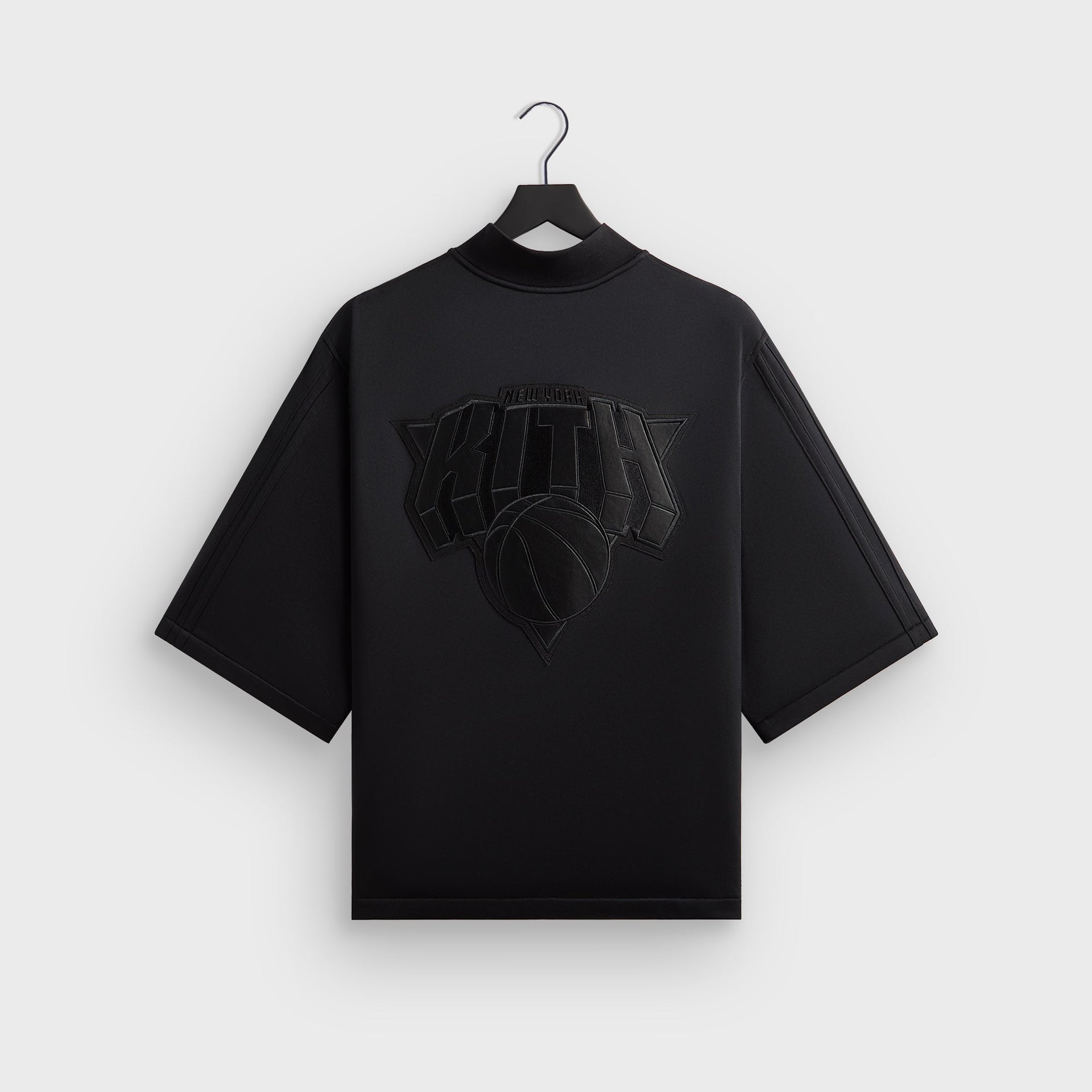 Kith for the New York Knicks Tricot Full Zip Sweater - Black - PH