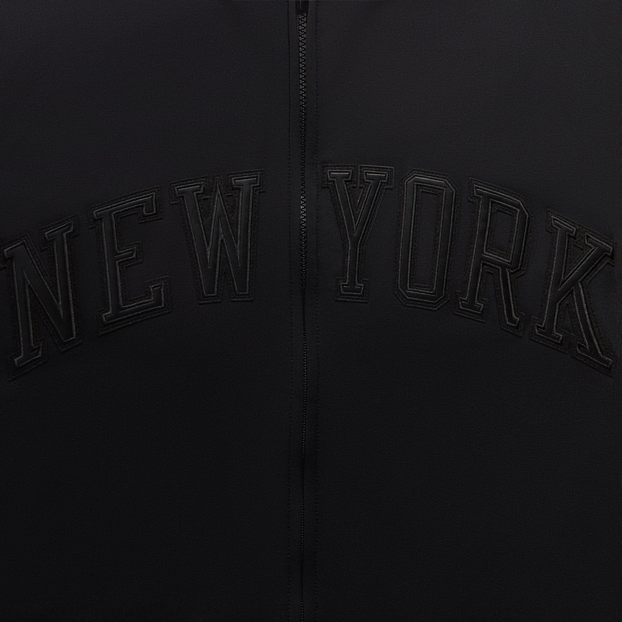 Kith for the New York Knicks Tricot Full Zip Sweater - Black