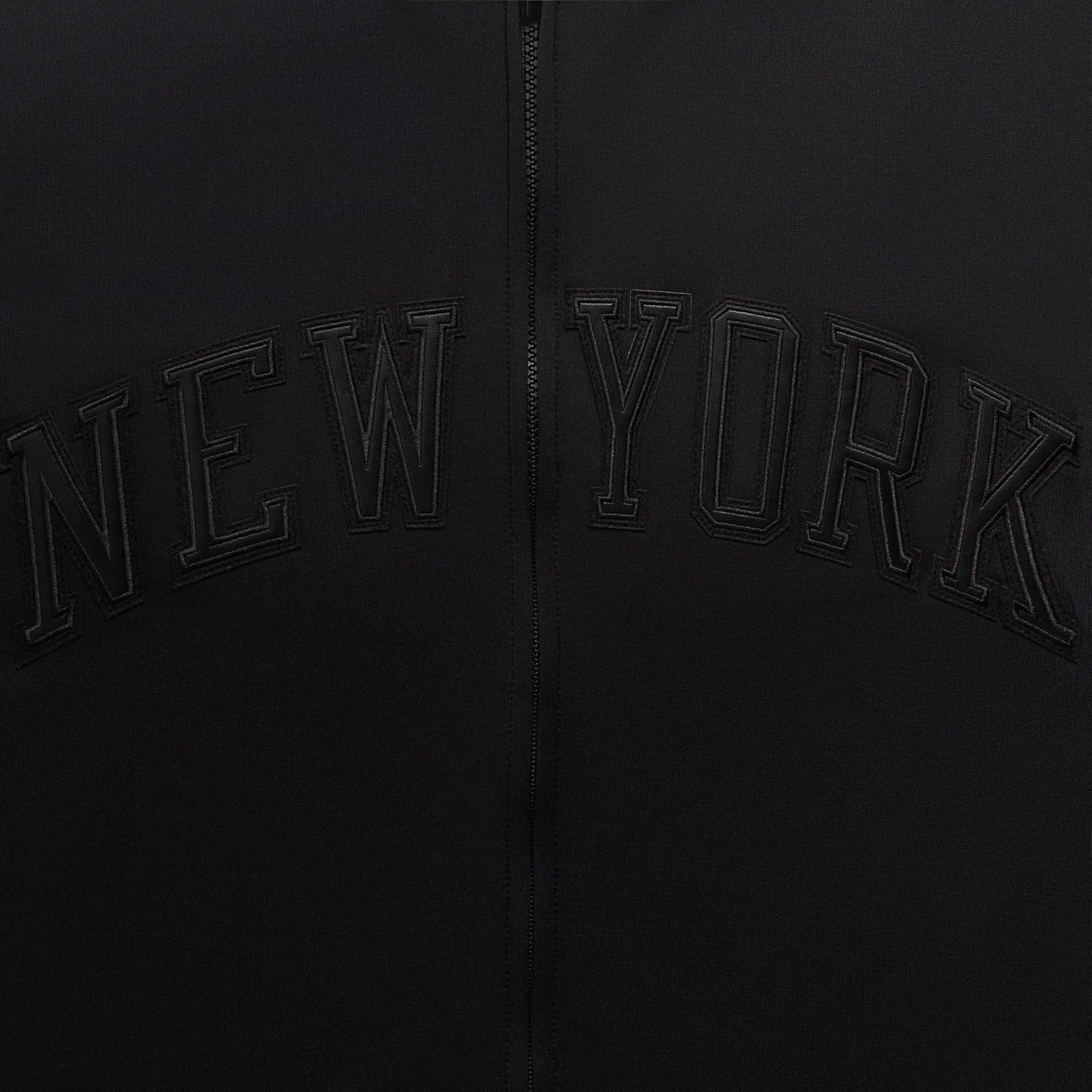 Kith for the New York Knicks Tricot Full Zip Sweater - Black