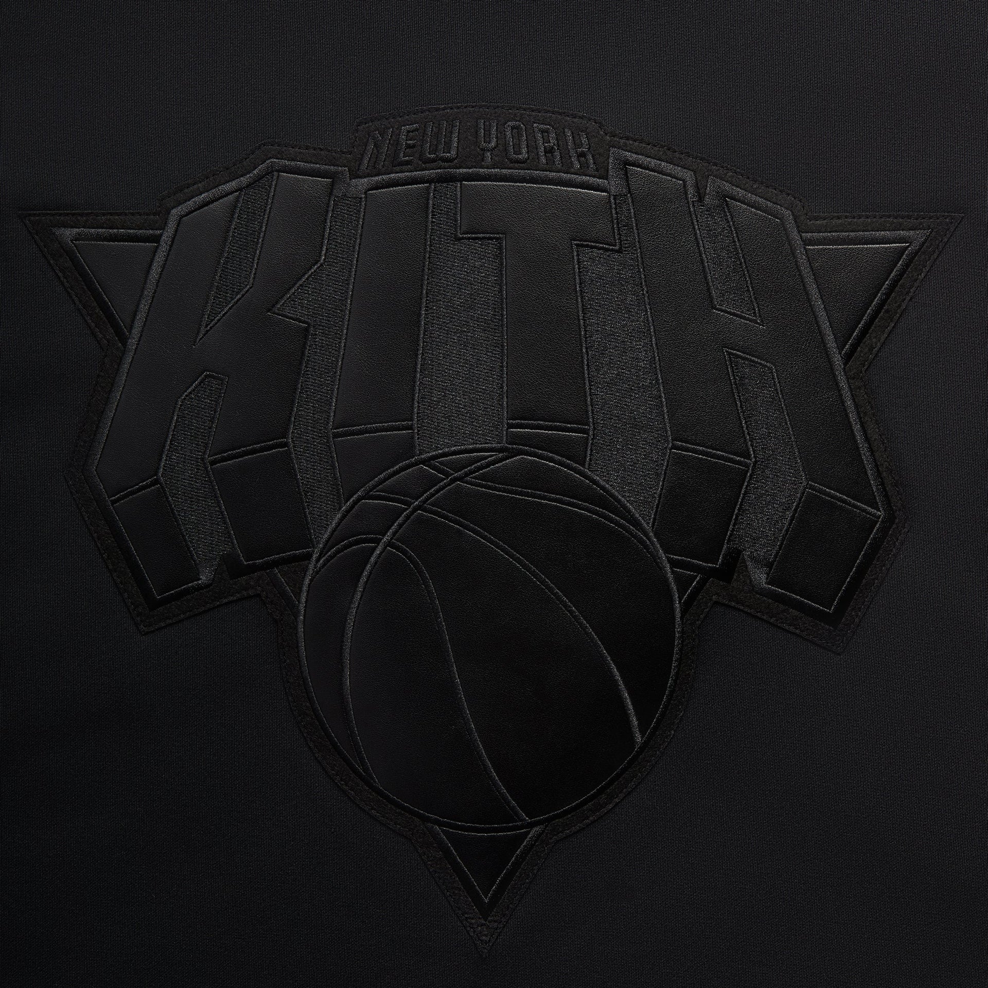 Kith for the New York Knicks Tricot Full Zip Sweater - Black