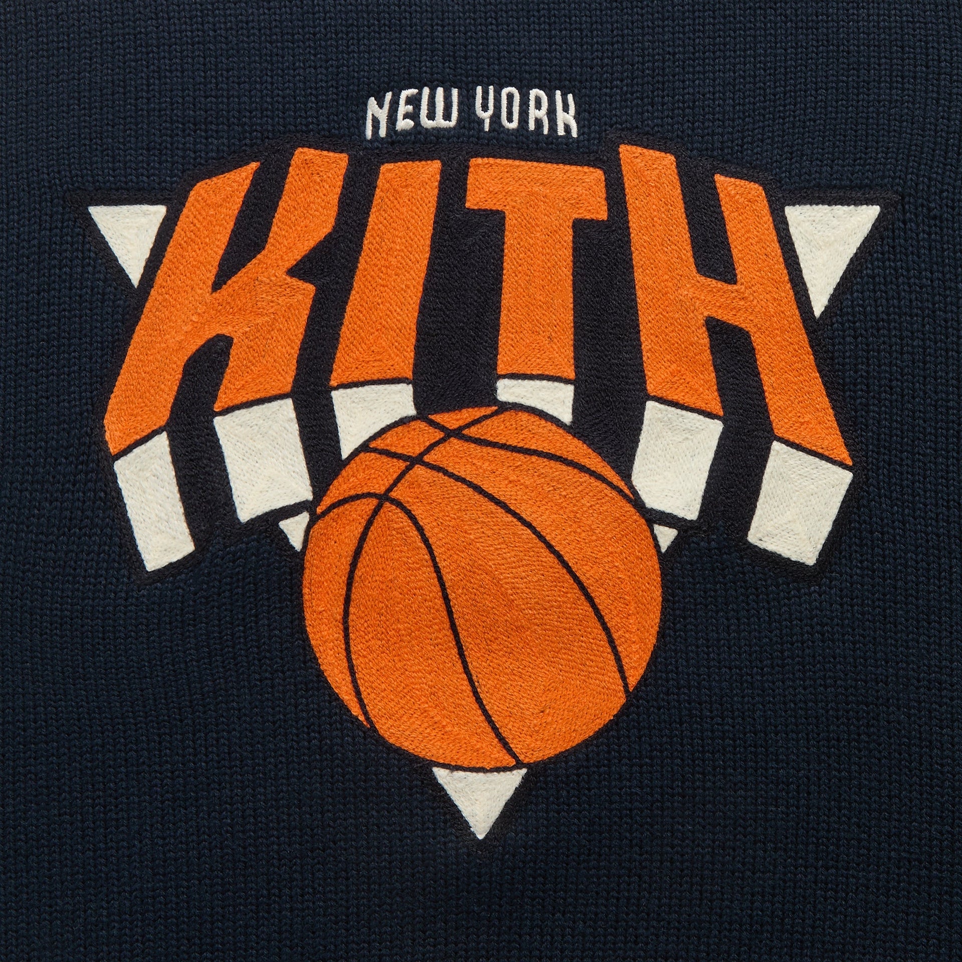 Kith for the New York Knicks Logo Crewneck Sweater - Nocturnal - PH