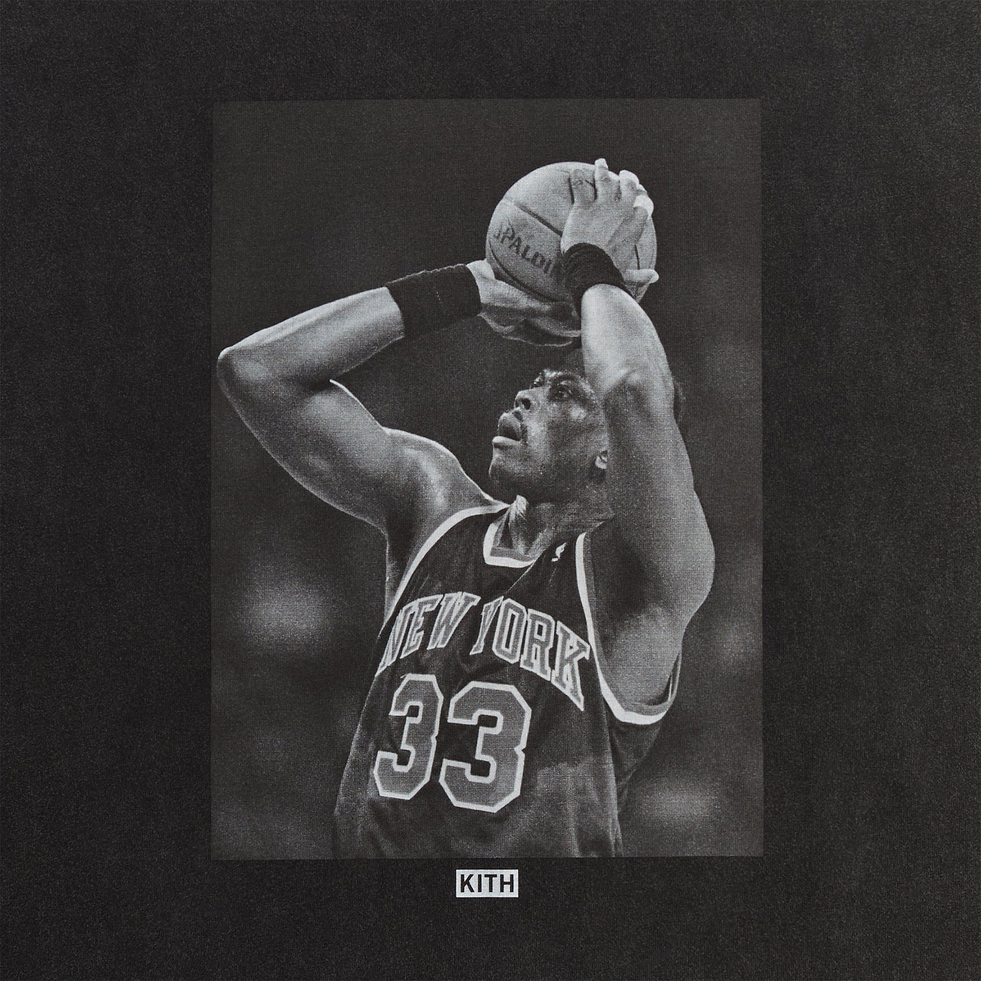 Kith for the New York Knicks Patrick Ewing Vintage Tee - Black - PH