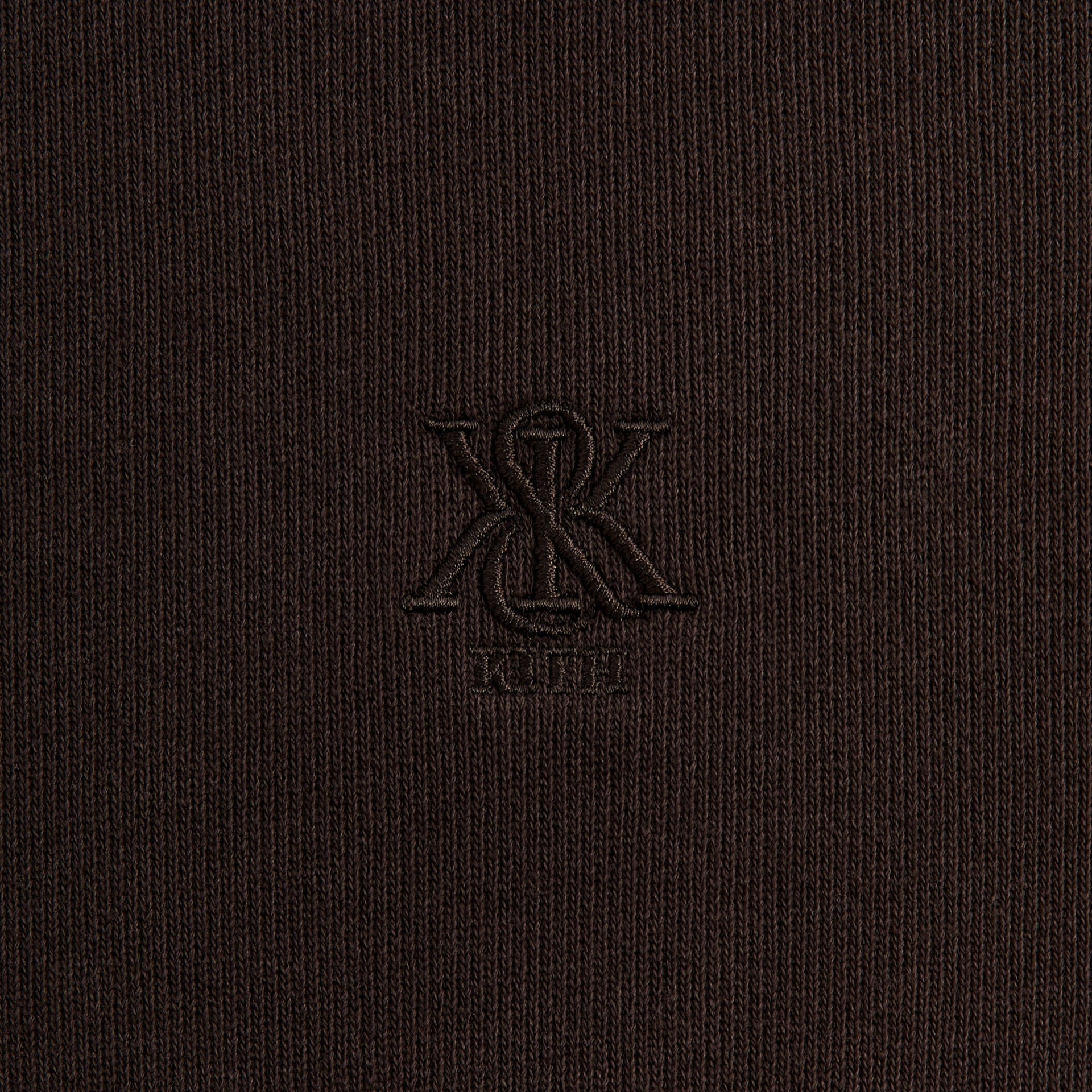 Kith Garment Dyed Fleece Mockneck Sweatshirt - Kindling - PH