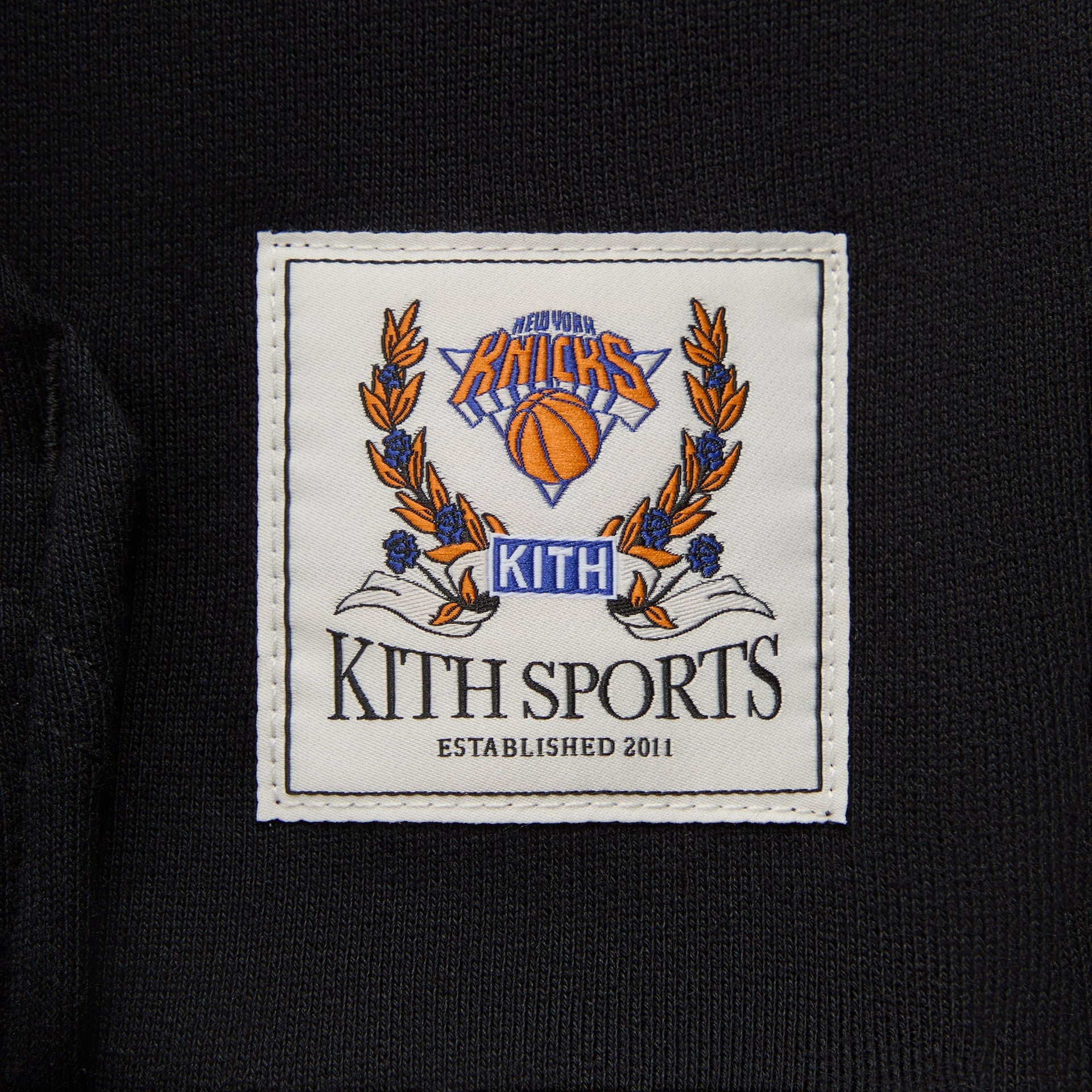 Kith for the New York Knicks Madison Square Garden Nelson Vintage Hoodie - Black