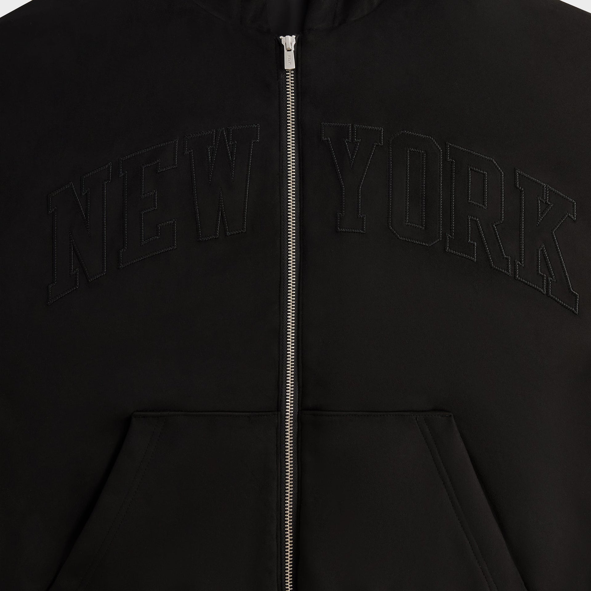 Kith for the New York Knicks Tonal Braxton Vintage Hoodie - Black