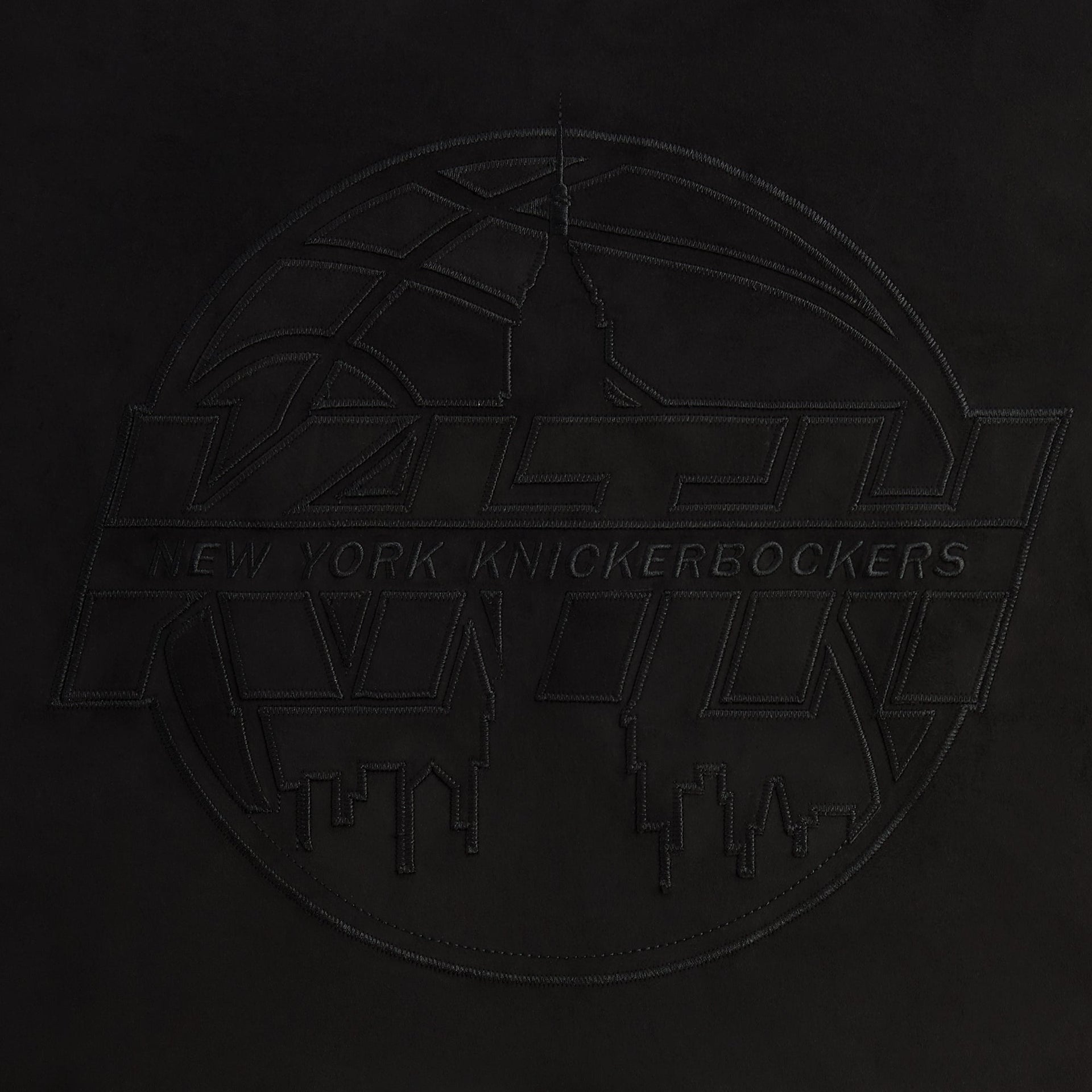 Kith for the New York Knicks Tonal Braxton Vintage Hoodie - Black