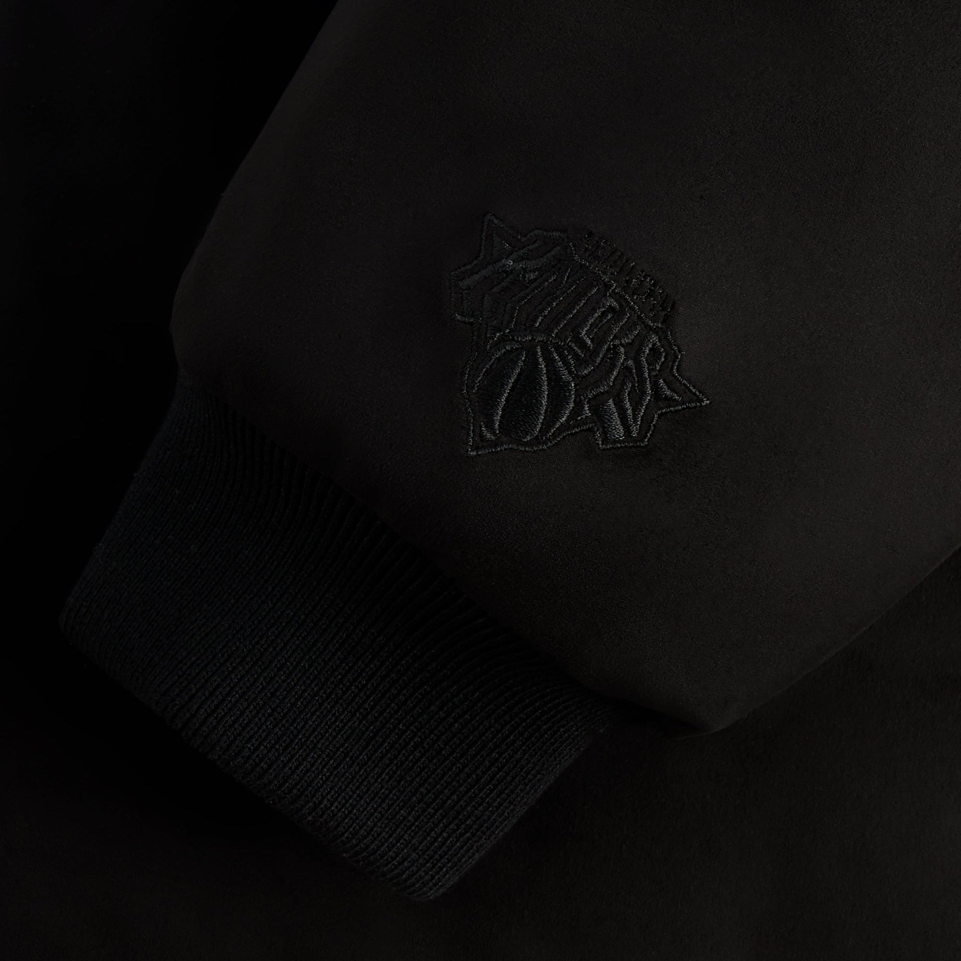 Kith for the New York Knicks Tonal Braxton Vintage Hoodie - Black