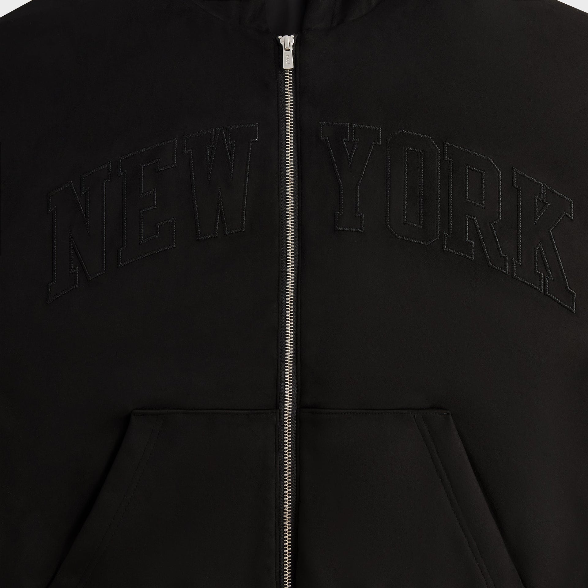 Kith for the New York Knicks Tonal Braxton Vintage Hoodie - Black - PH