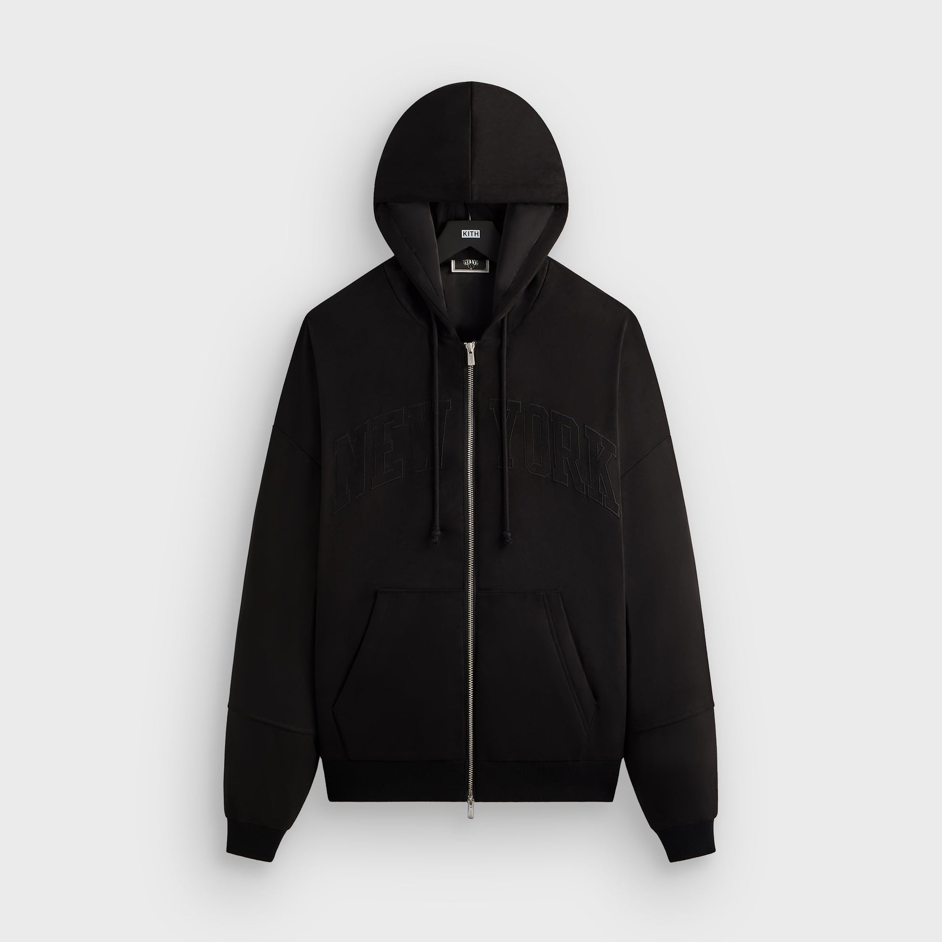Kith for the New York Knicks Tonal Braxton Vintage Hoodie - Black - PH