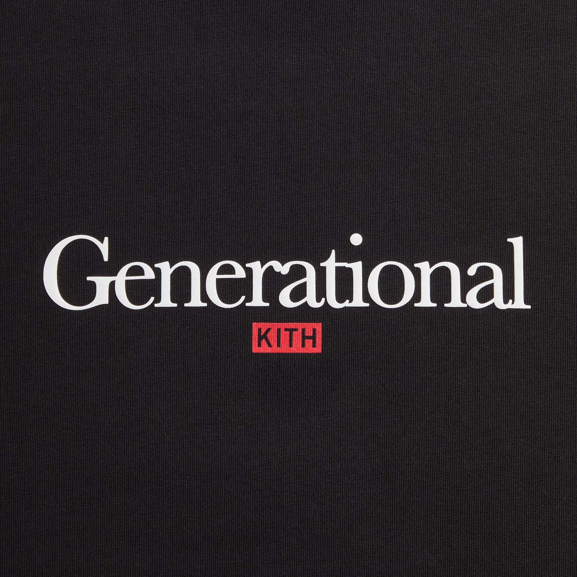 Kith Generational Quote Tee - Black - PH