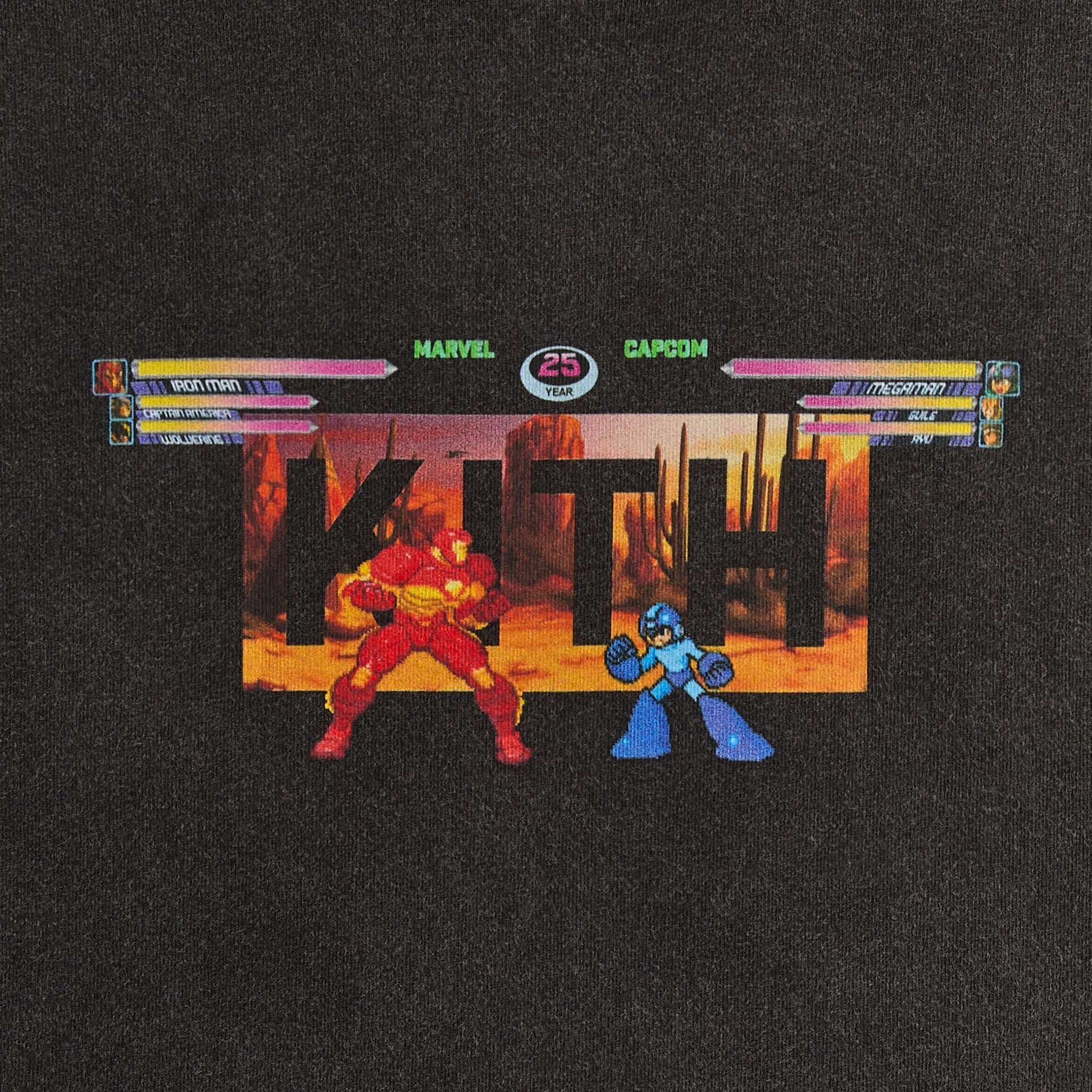 Marvel vs. Capcom | Kith Desert Vintage Tee - Black - PH