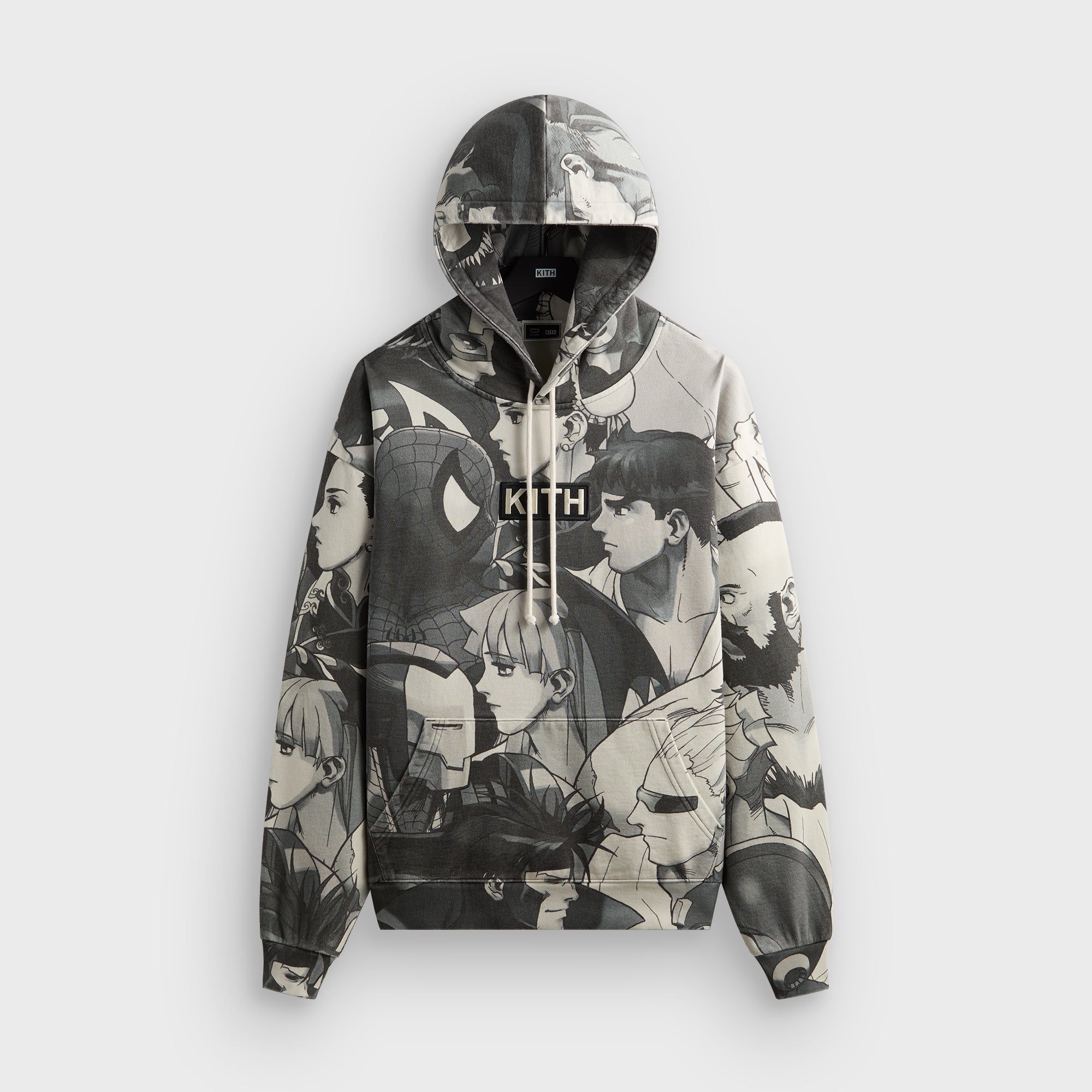 Marvel vs. Capcom | Kith Fighter All-Over Printed Vintage Nelson Hoodi